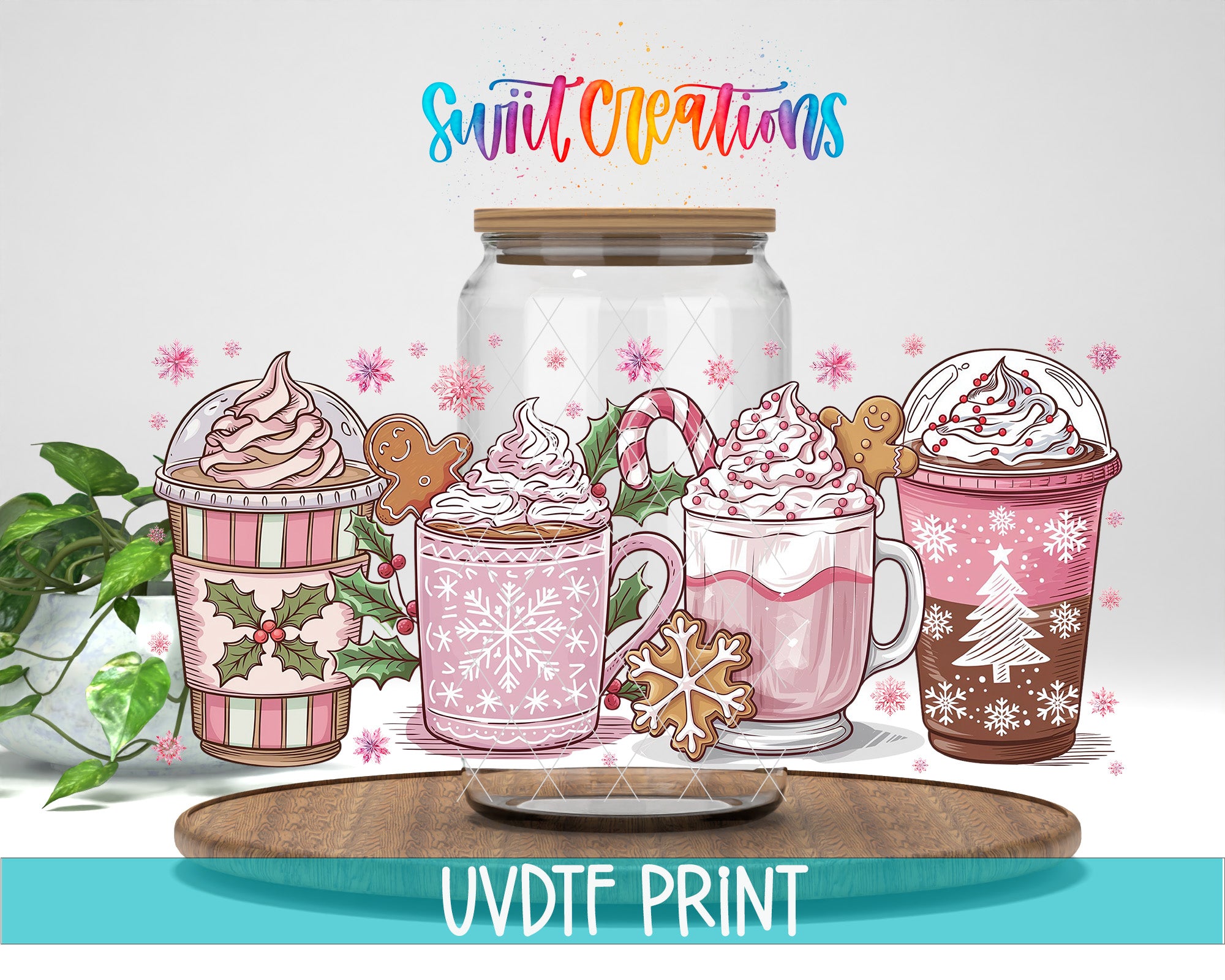 a digital painting of coffee and hot chocolate