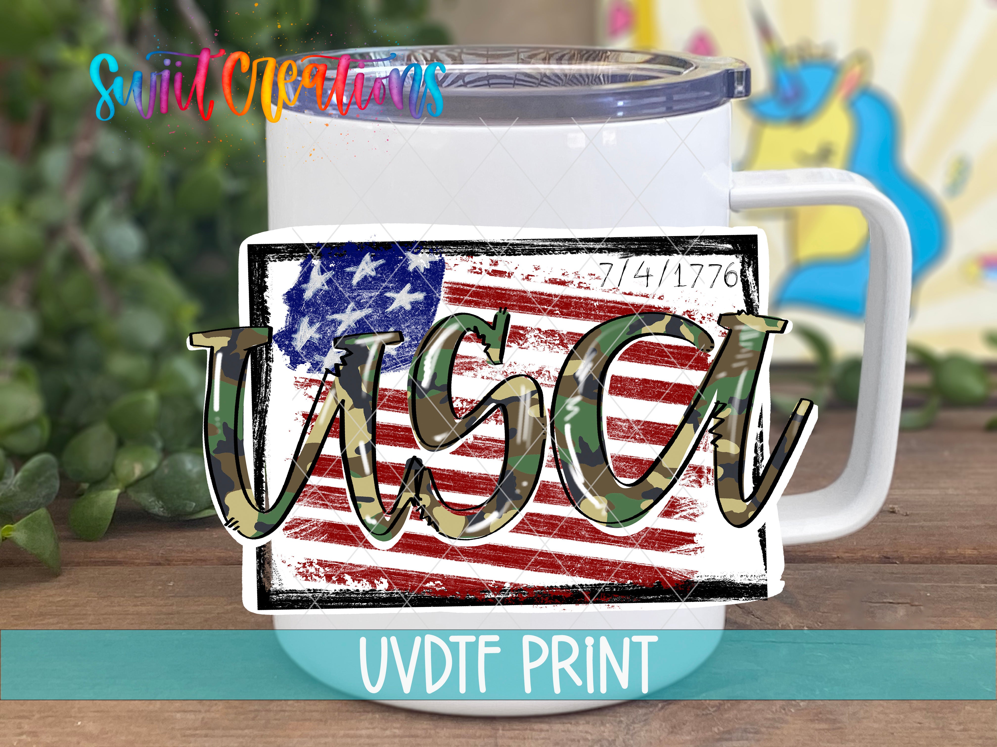 a coffee mug with the word u s c on it