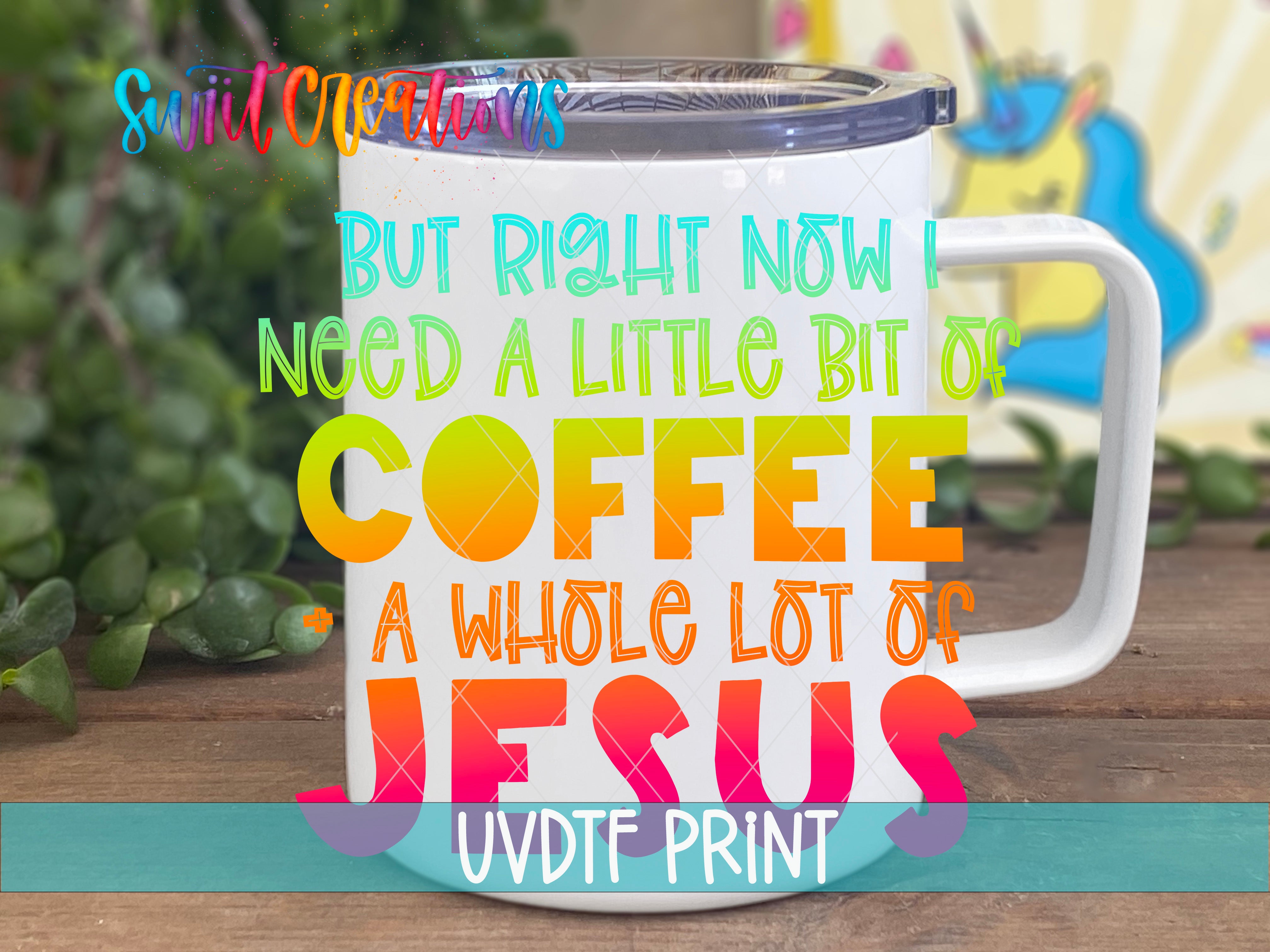 a coffee mug with a bible verse on it