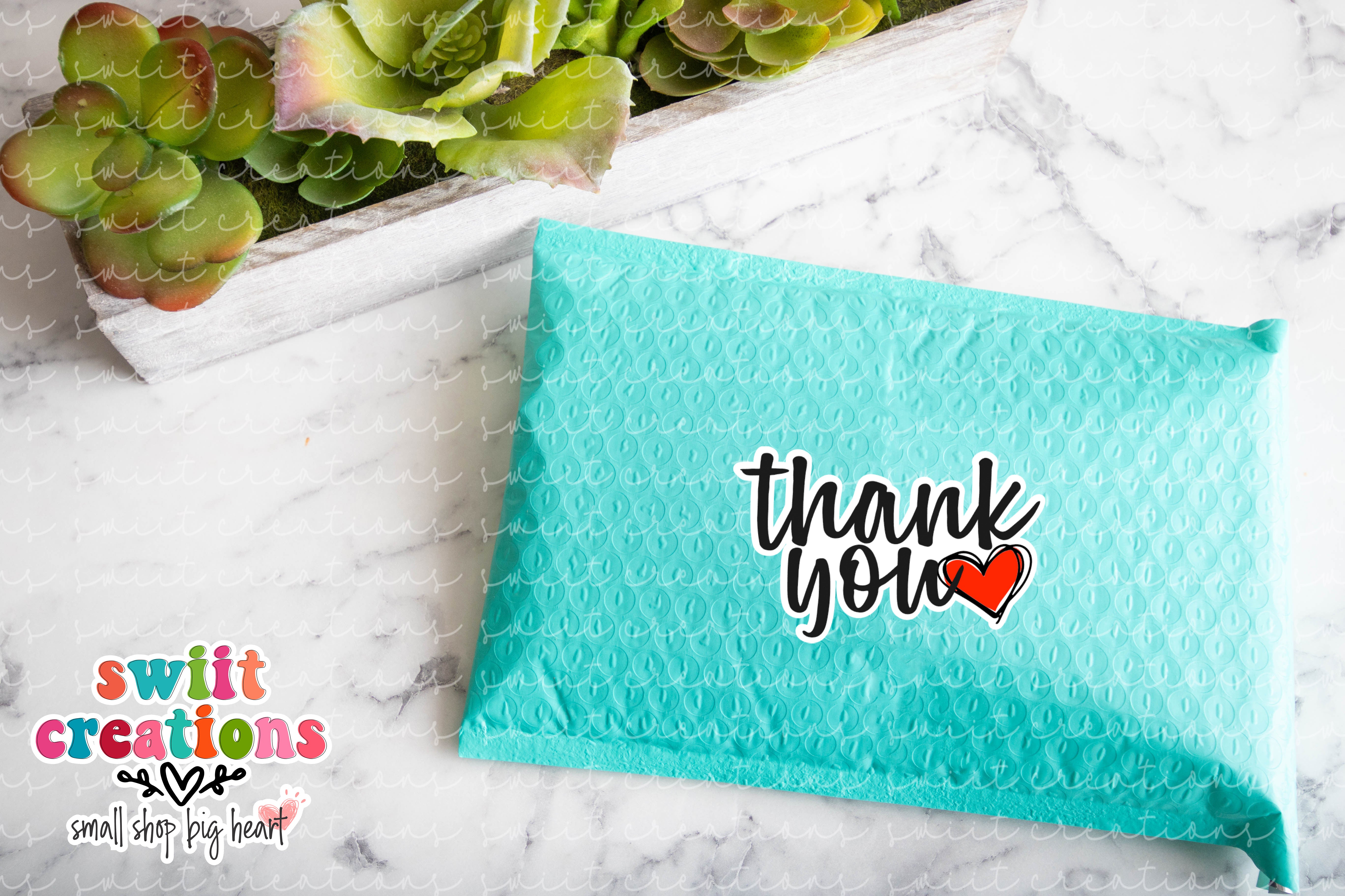 Thank You Heart Sticker (SB01)