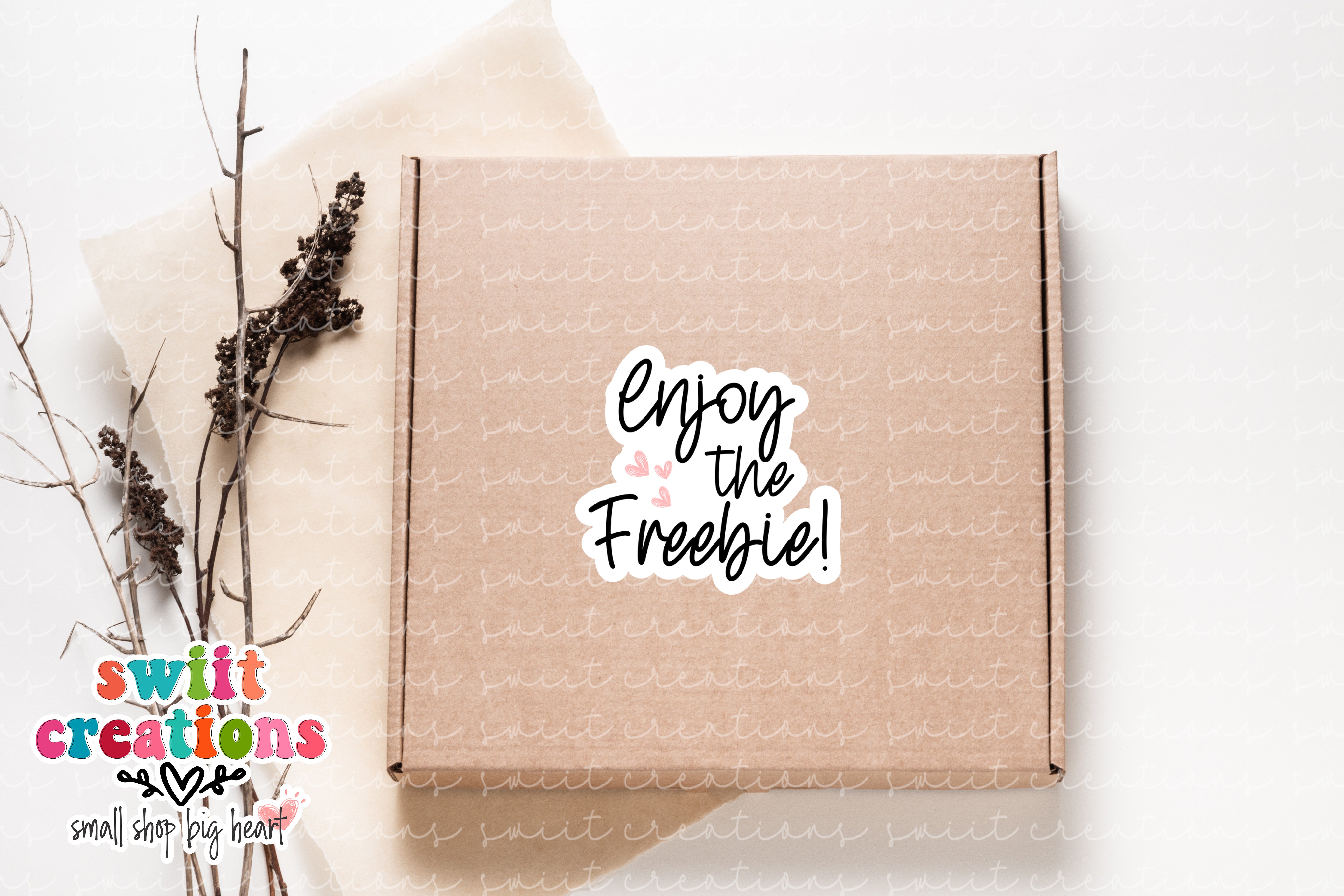 Enjoy the Freebie Sticker (SB47)