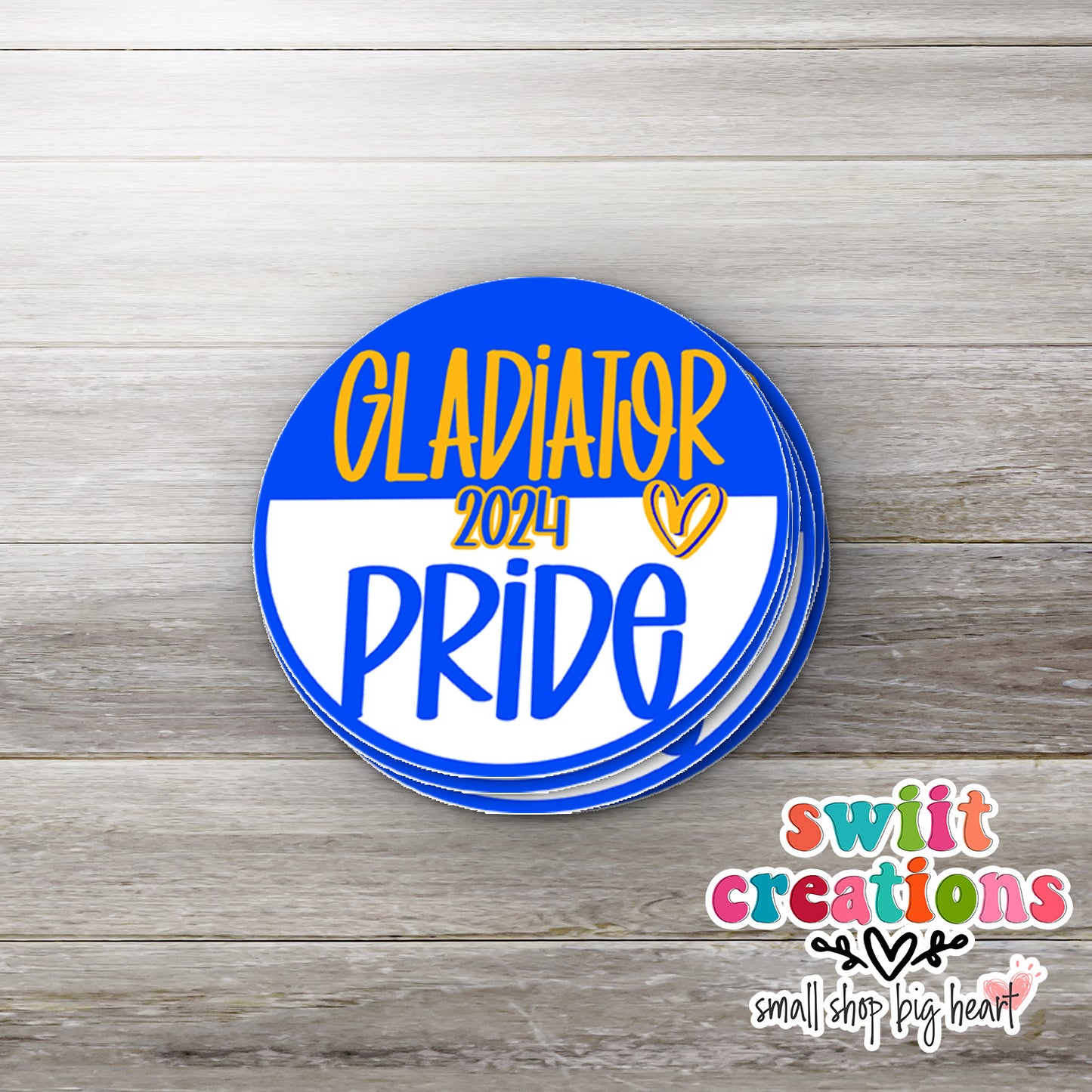 Gladiator Pride 2024 Waterproof Sticker (SS274)