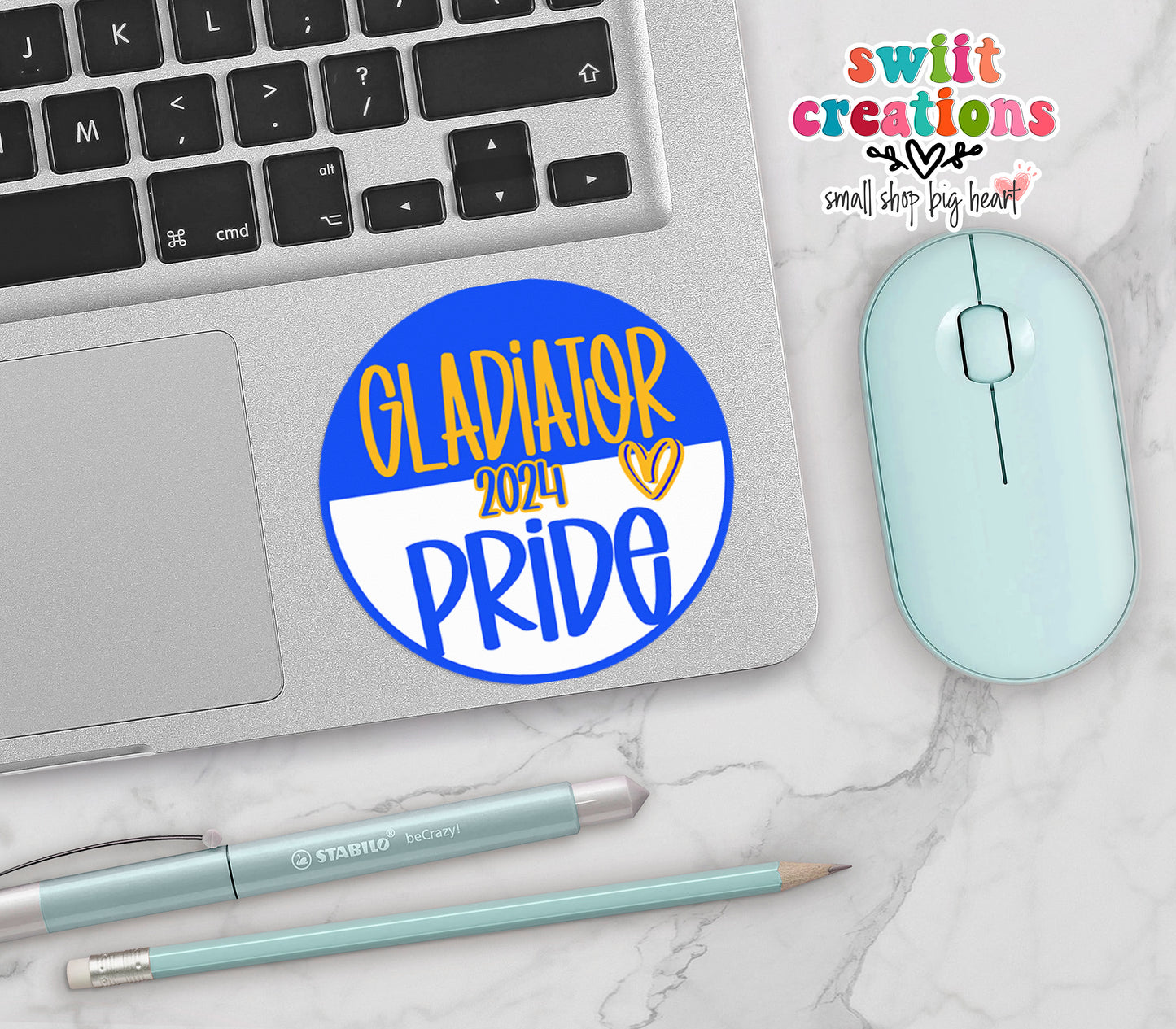 Gladiator Pride 2024 Waterproof Sticker (SS274)