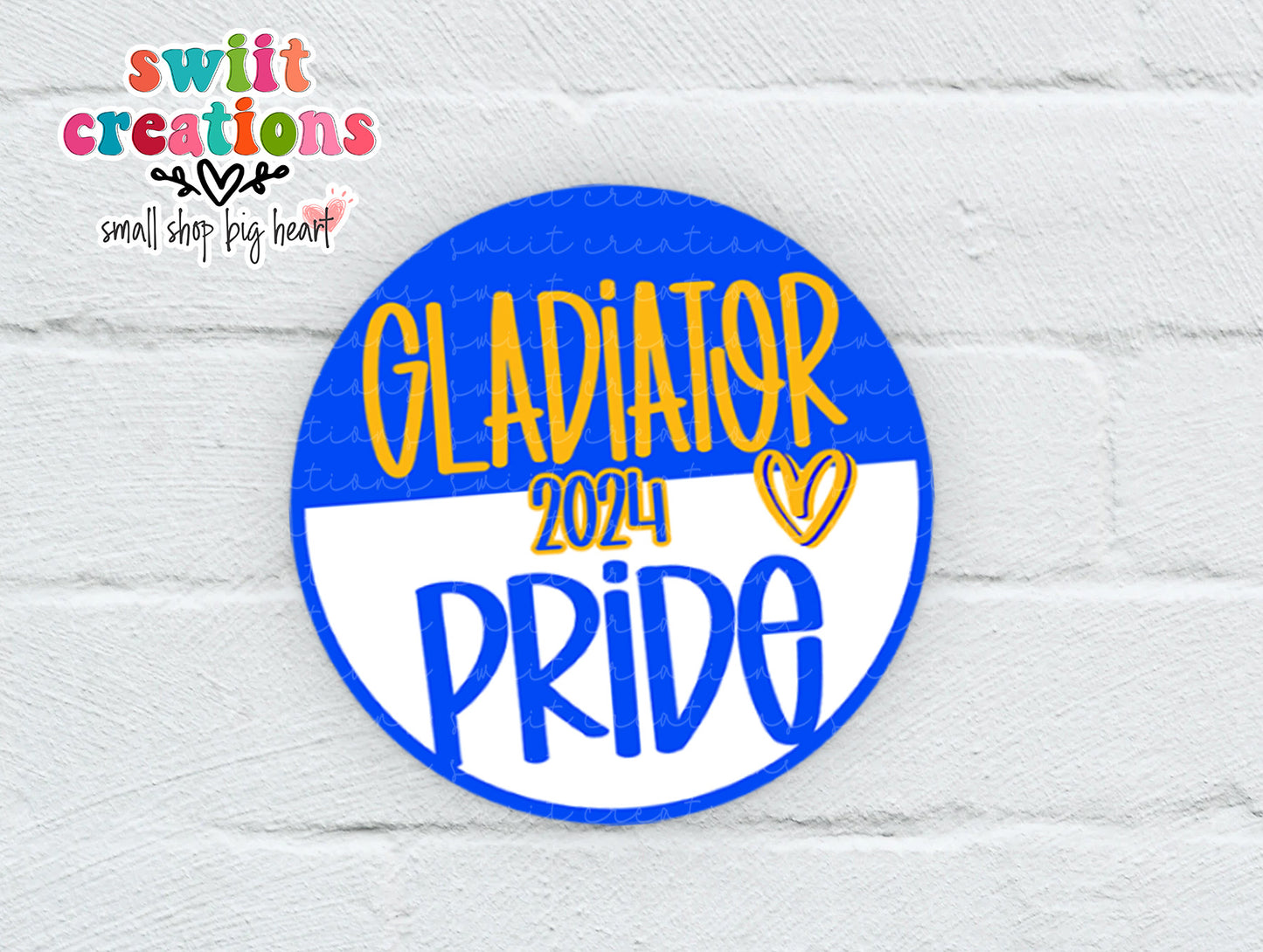 Gladiator Pride 2024 Waterproof Sticker (SS274)