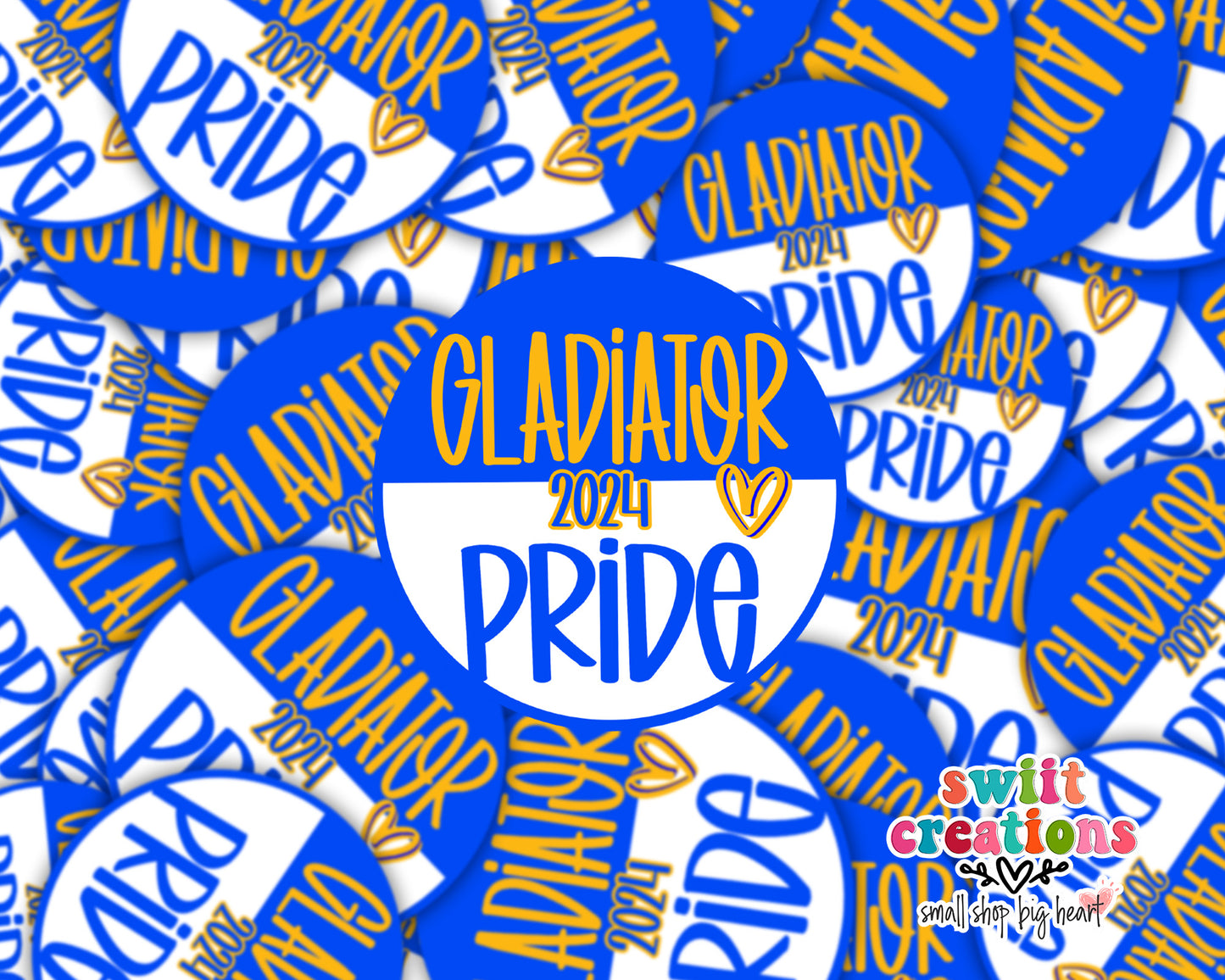 Gladiator Pride 2024 Waterproof Sticker (SS274)