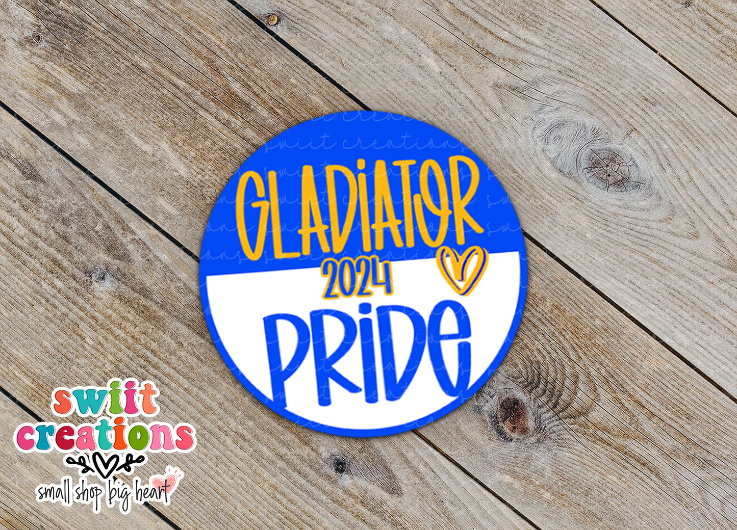 Gladiator Pride 2024 Waterproof Sticker (SS274)