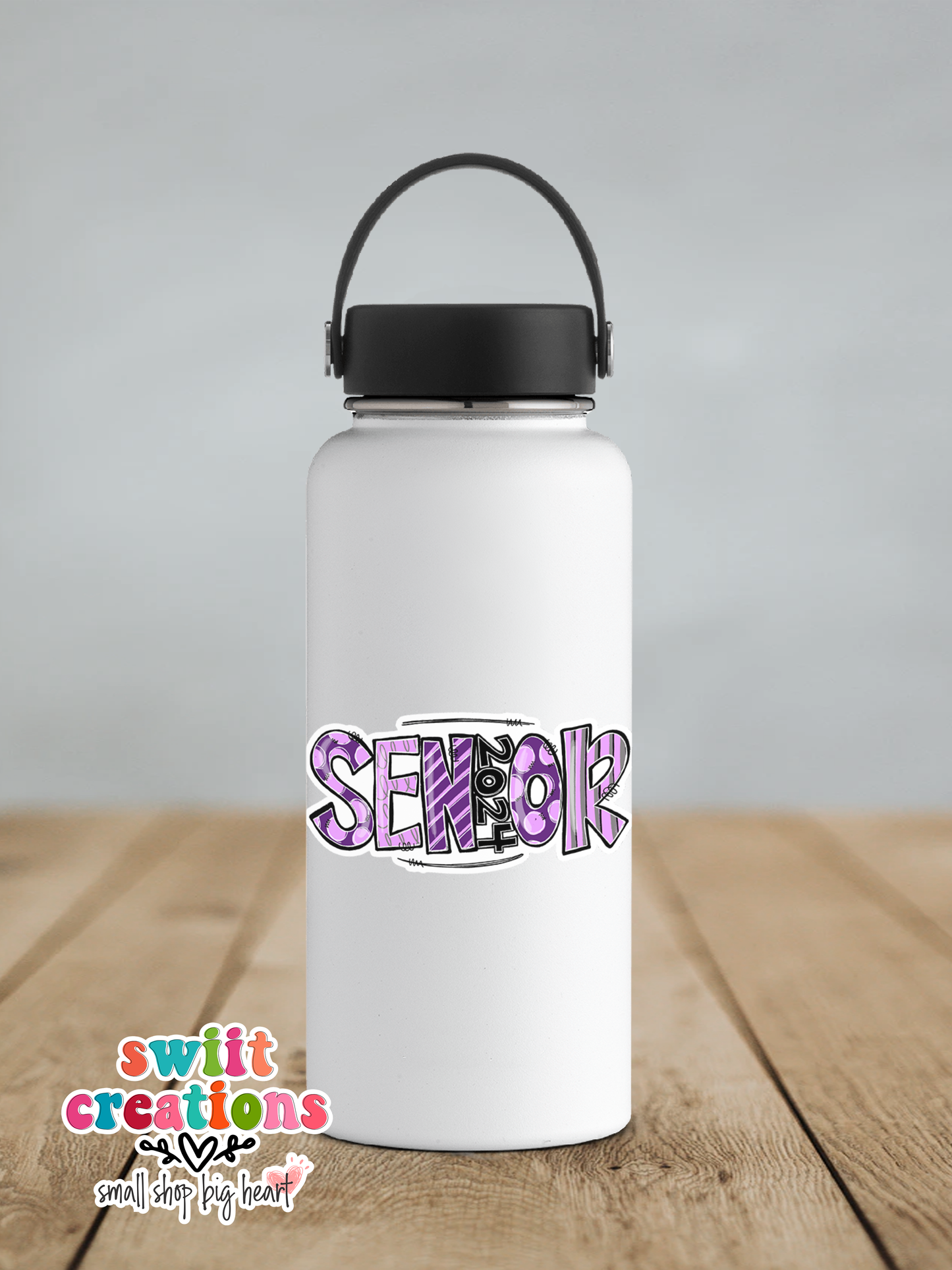 Senior 2024 Purple Waterproof Sticker (SS731) | SCD731