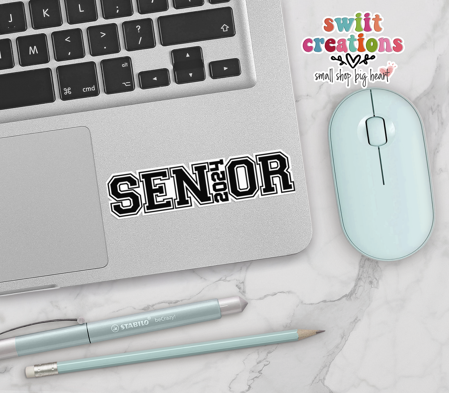 Senior 2024 Waterproof Sticker (SS734) | SCD734