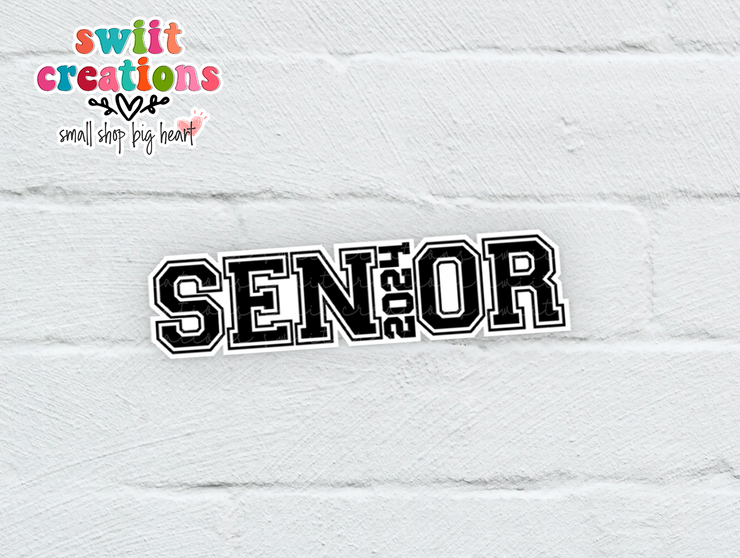 Senior 2024 Waterproof Sticker (SS734) | SCD734