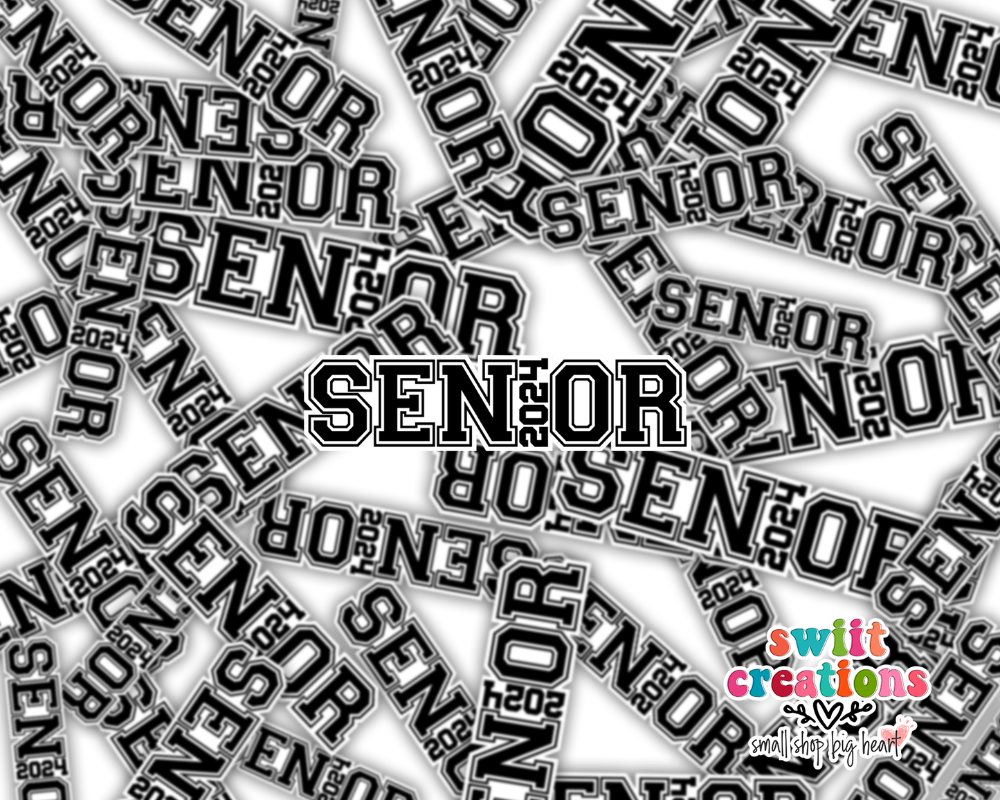 Senior 2024 Waterproof Sticker (SS734) | SCD734