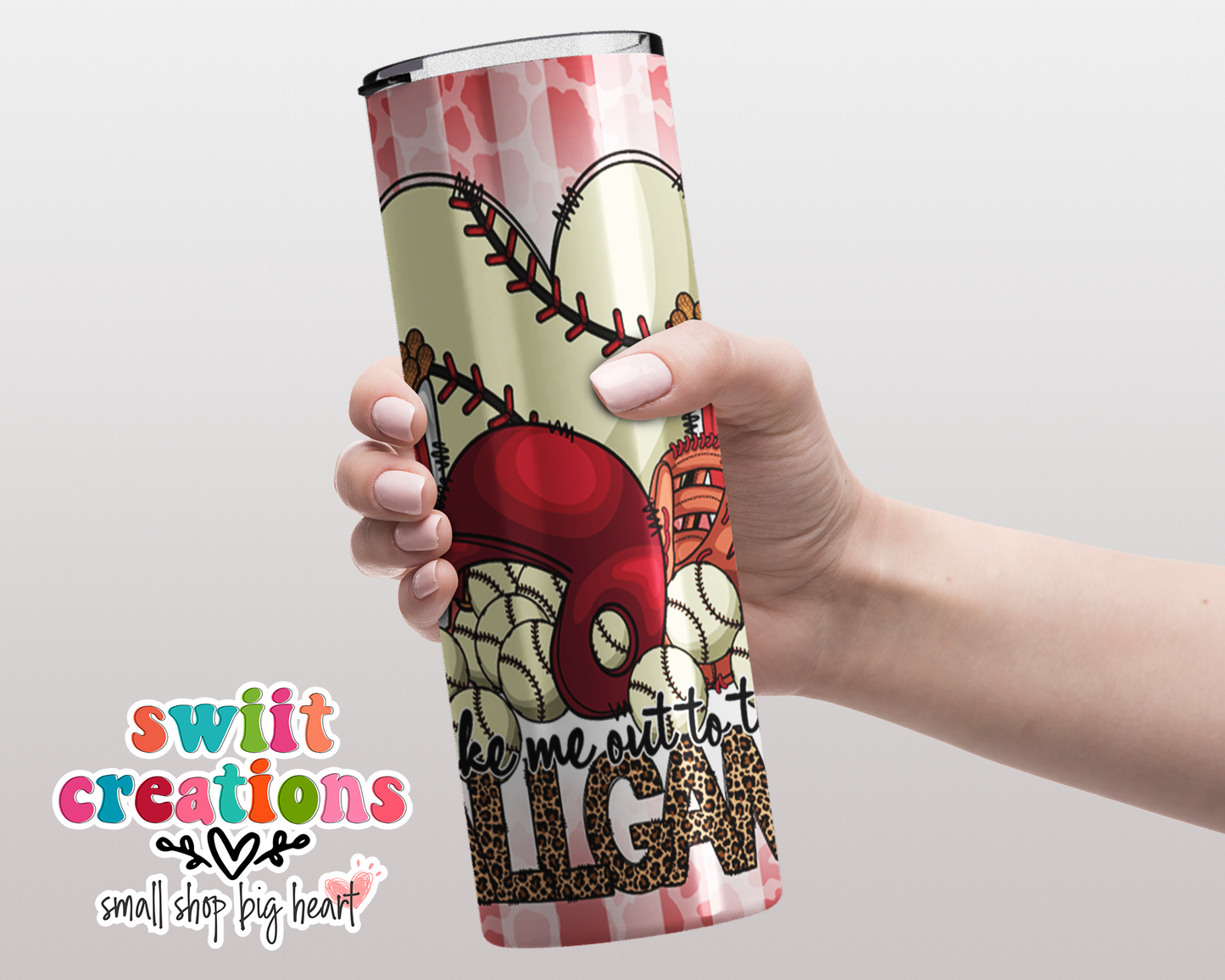 Take Me Out To The Ballgame Baseball Tumbler (T487)