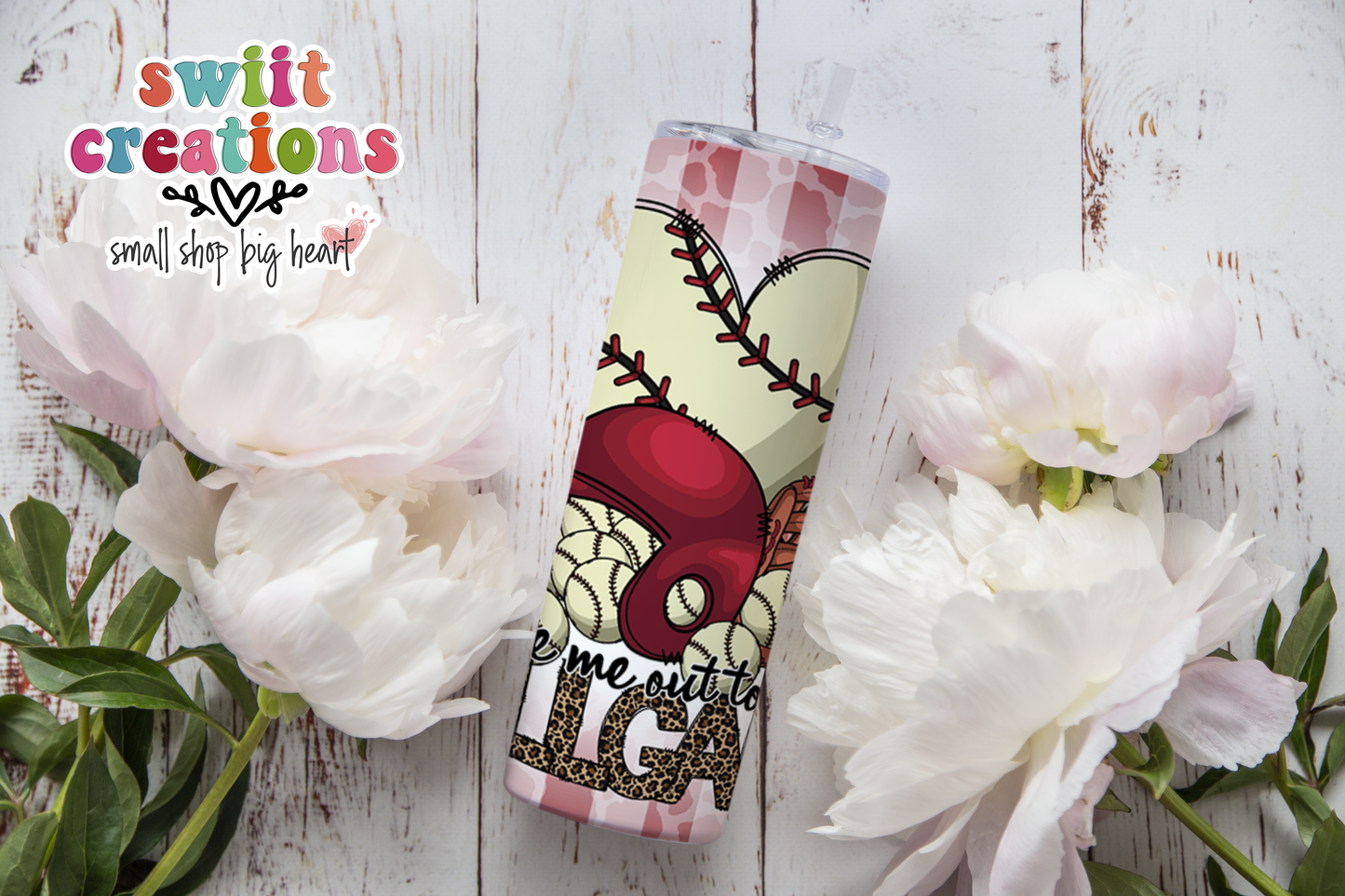Take Me Out To The Ballgame Baseball Tumbler (T487)