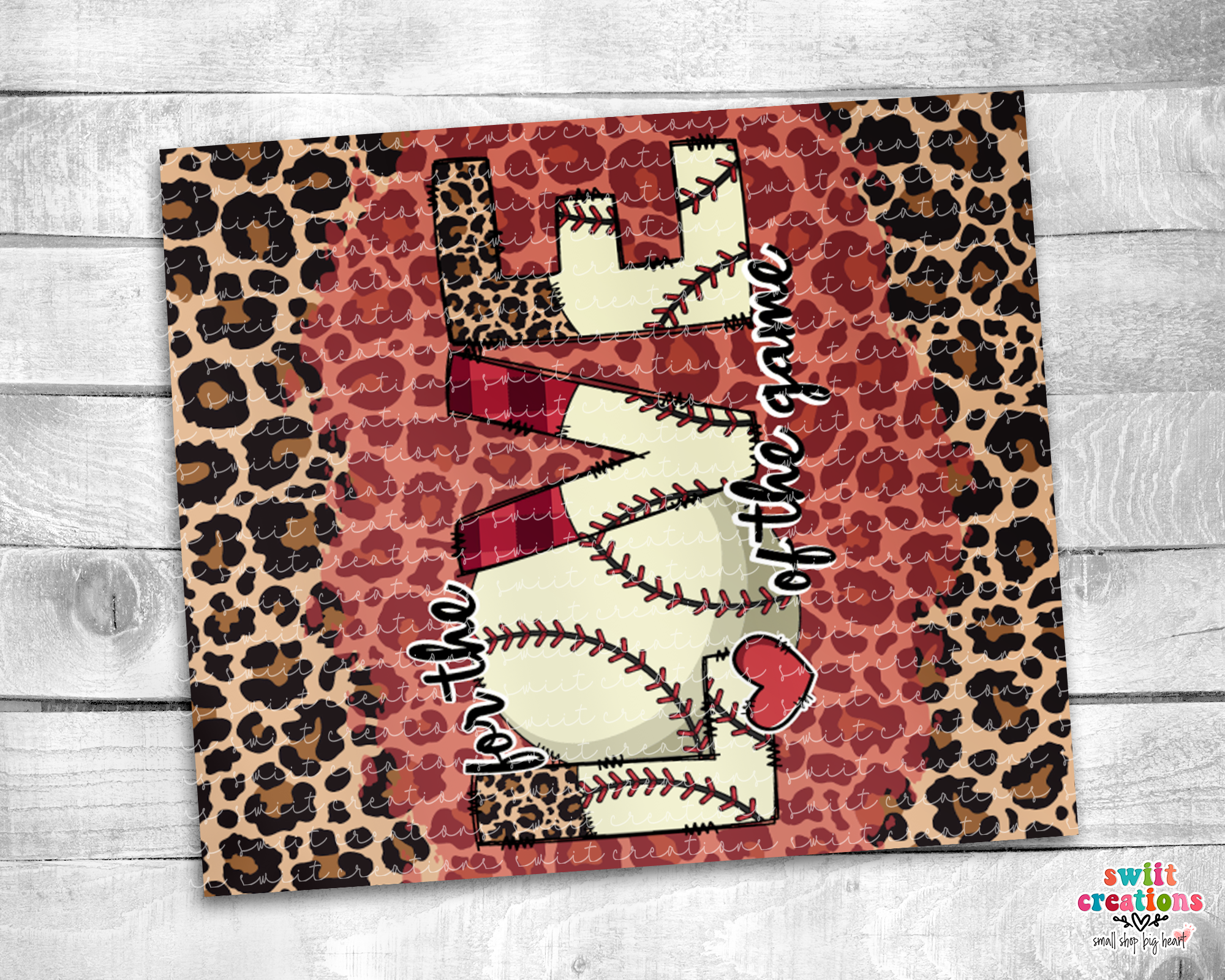 Love Baseball Tumbler (T494)