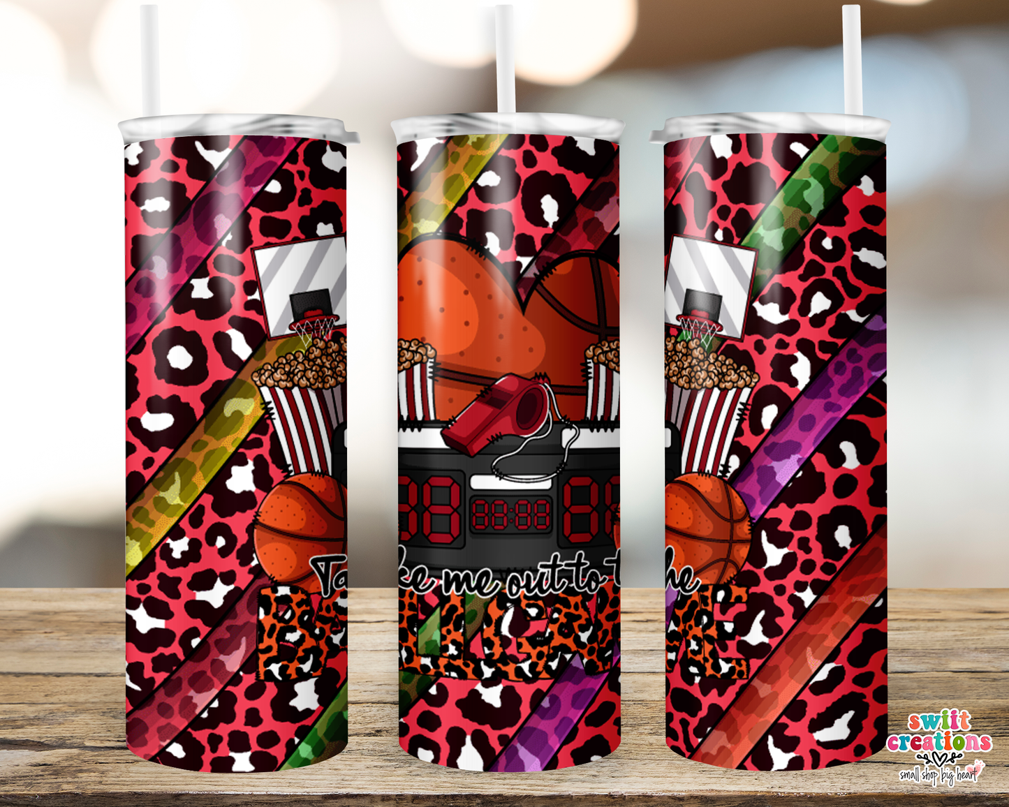 Take Me Out to The Ballgame Basketball Tumbler (T495)