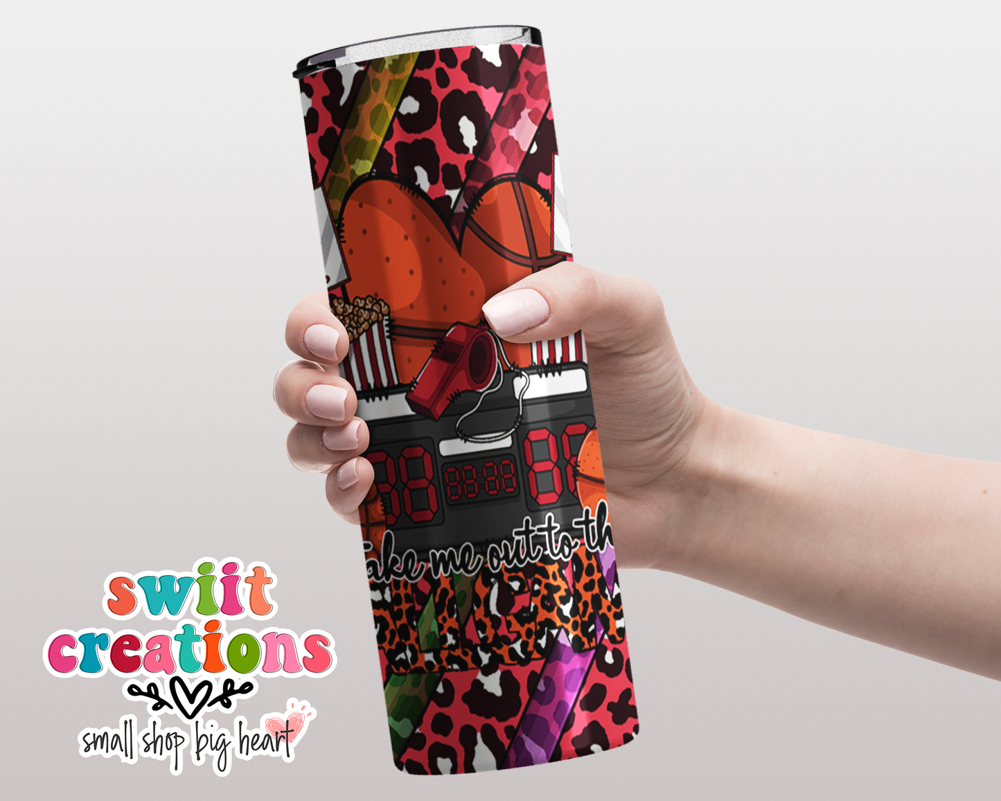 Take Me Out to The Ballgame Basketball Tumbler (T495)