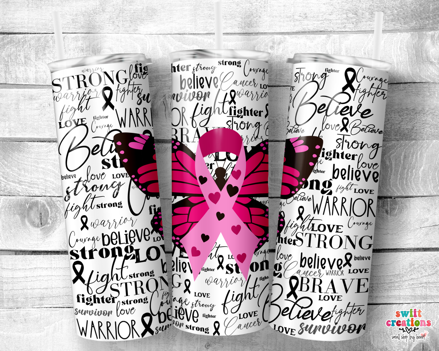 Cancer Awareness 20oz Insulated Tumbler (T511)
