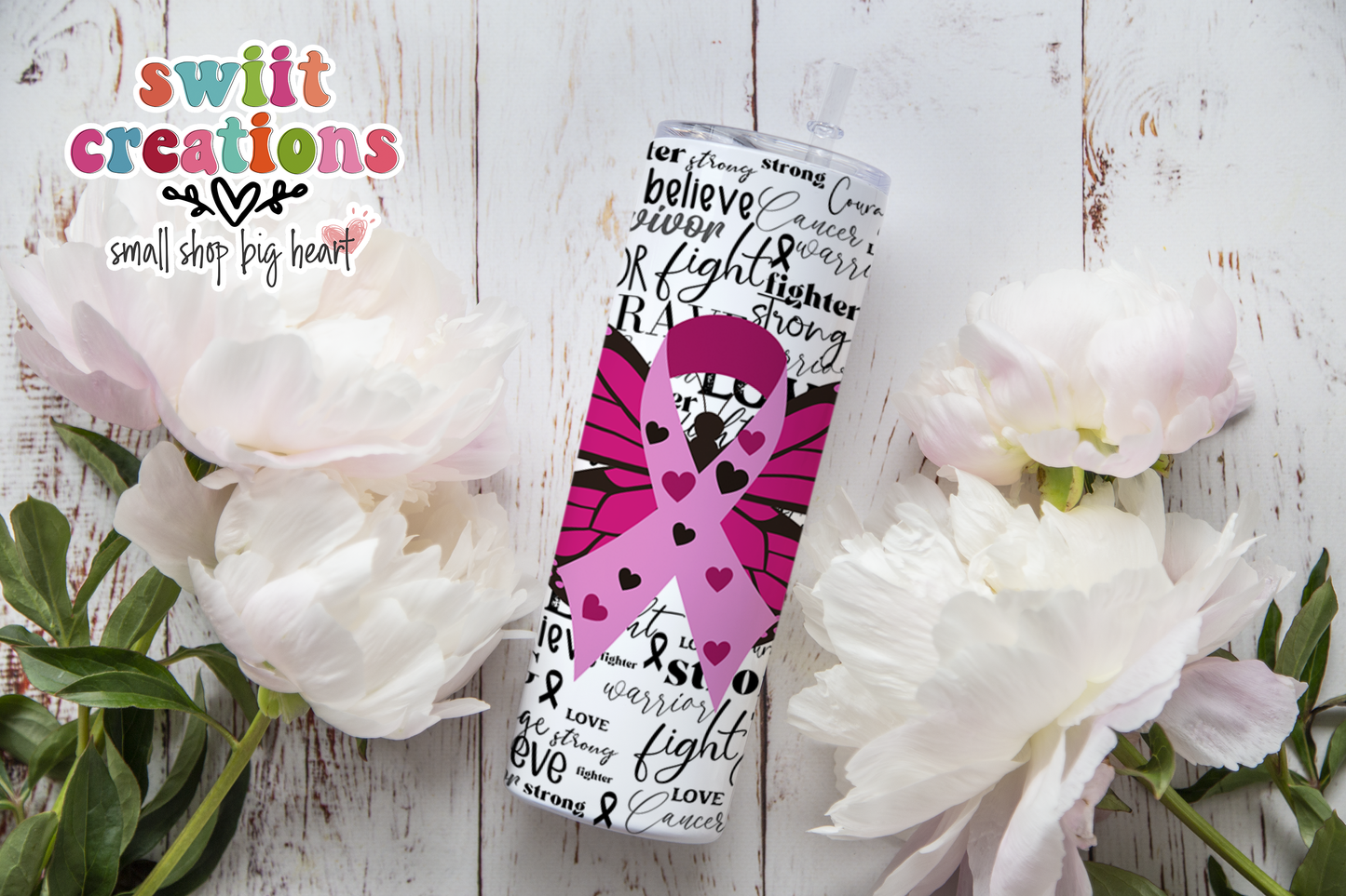 Cancer Awareness 20oz Insulated Tumbler (T511)