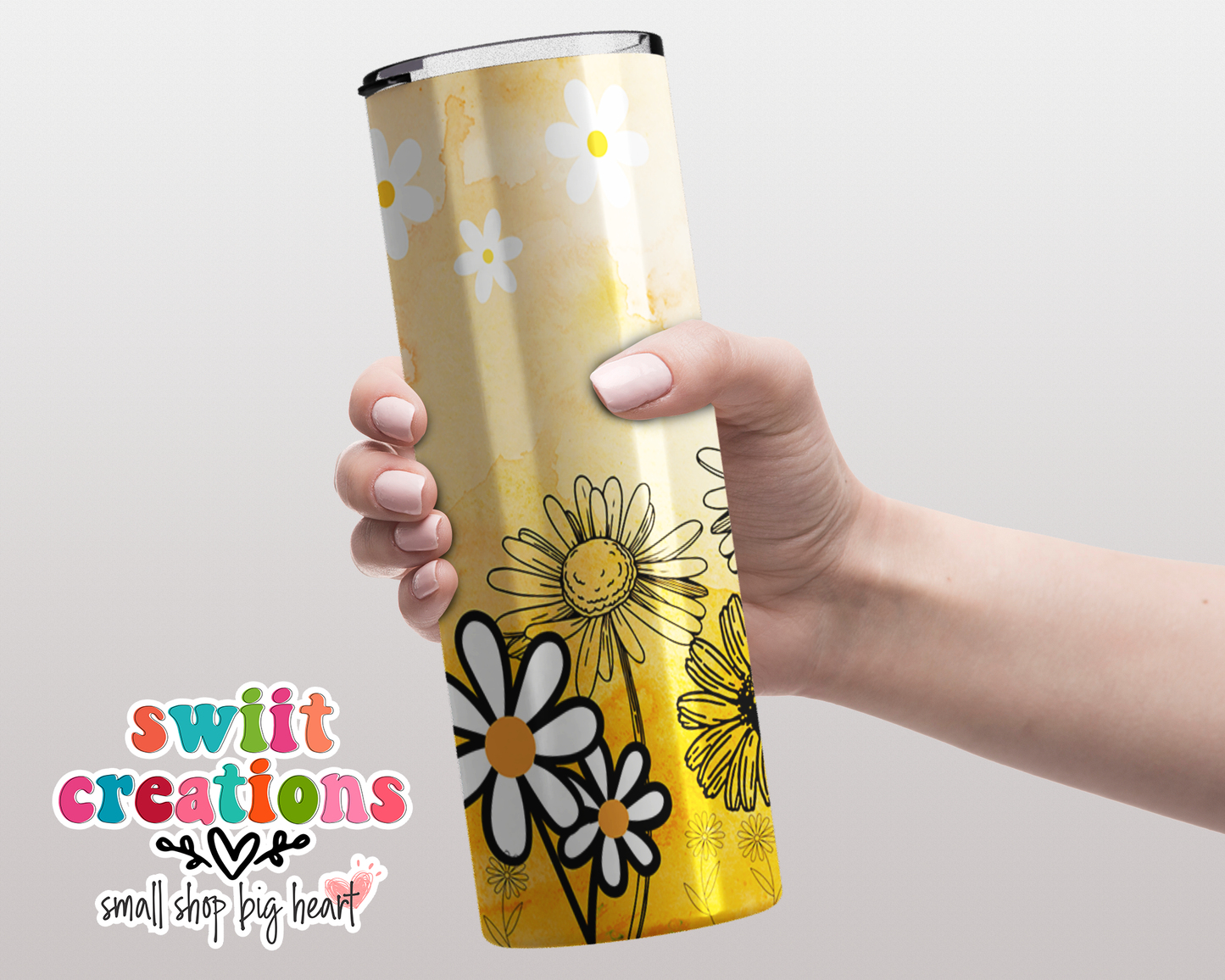 Yellow Daisies Tumbler (T514)