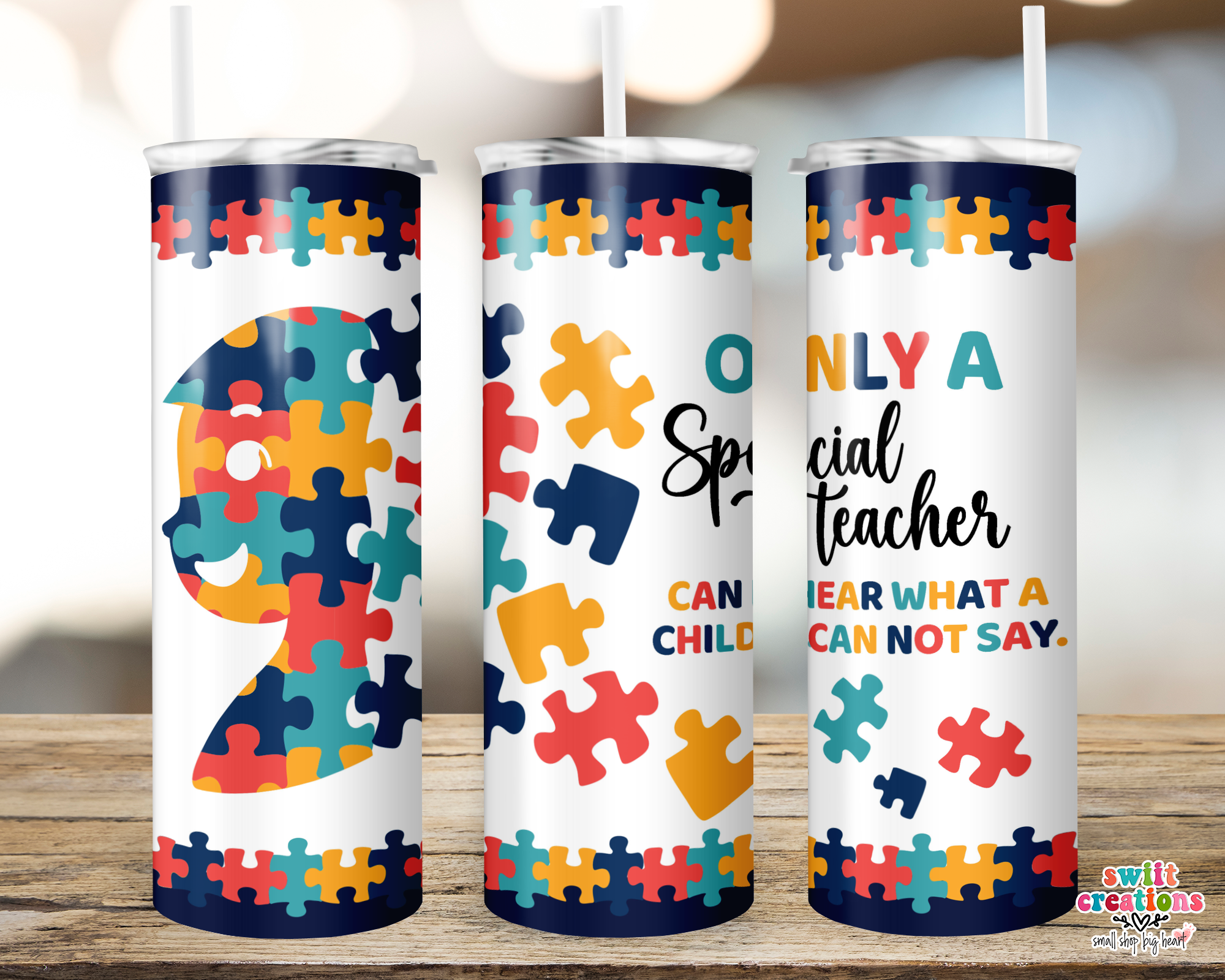 Autism Teacher Tumbler (T526)