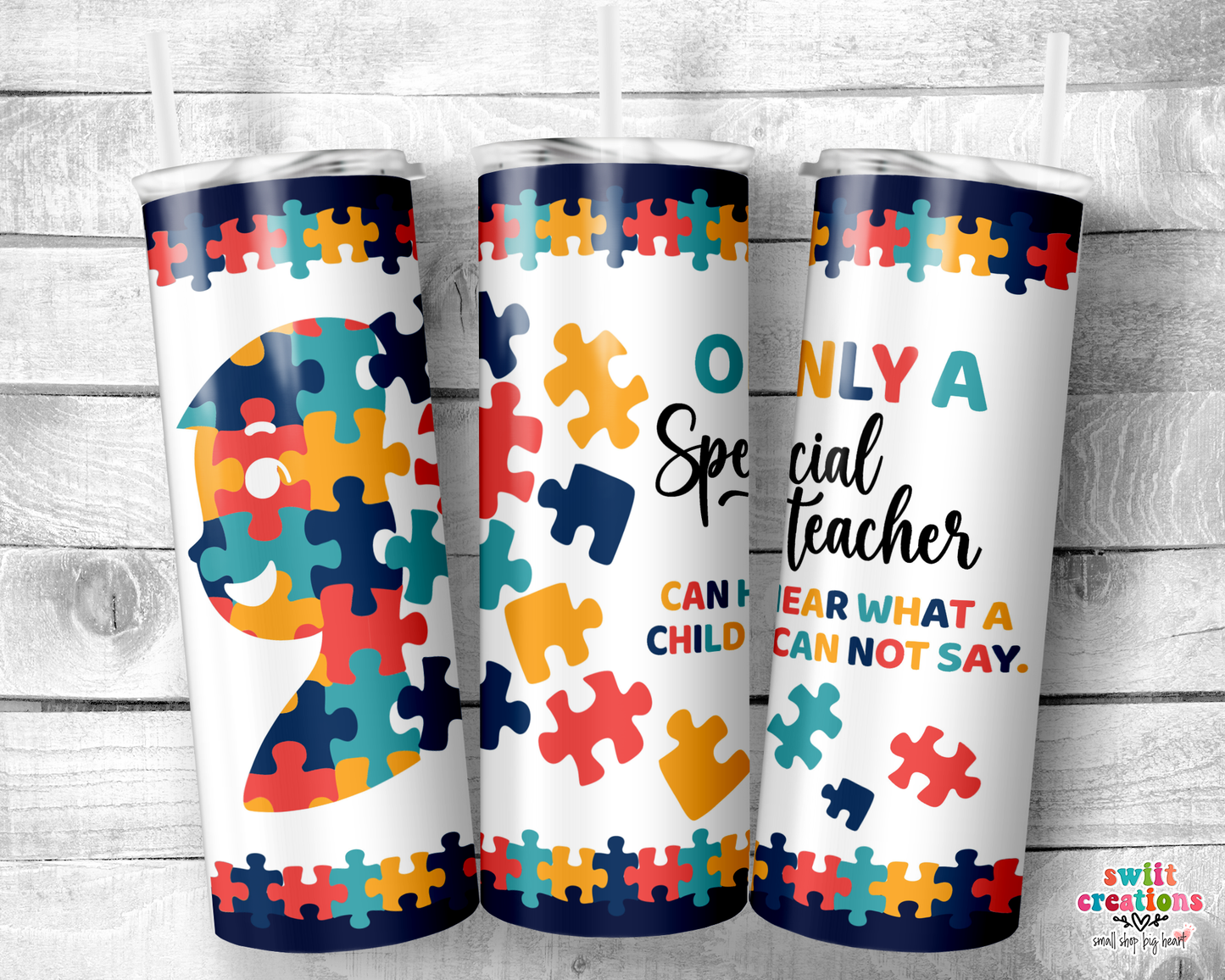 Autism Teacher Tumbler (T526)