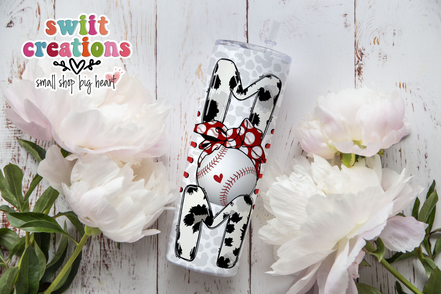 Baseball Mom Cheetah Tumbler (T528)