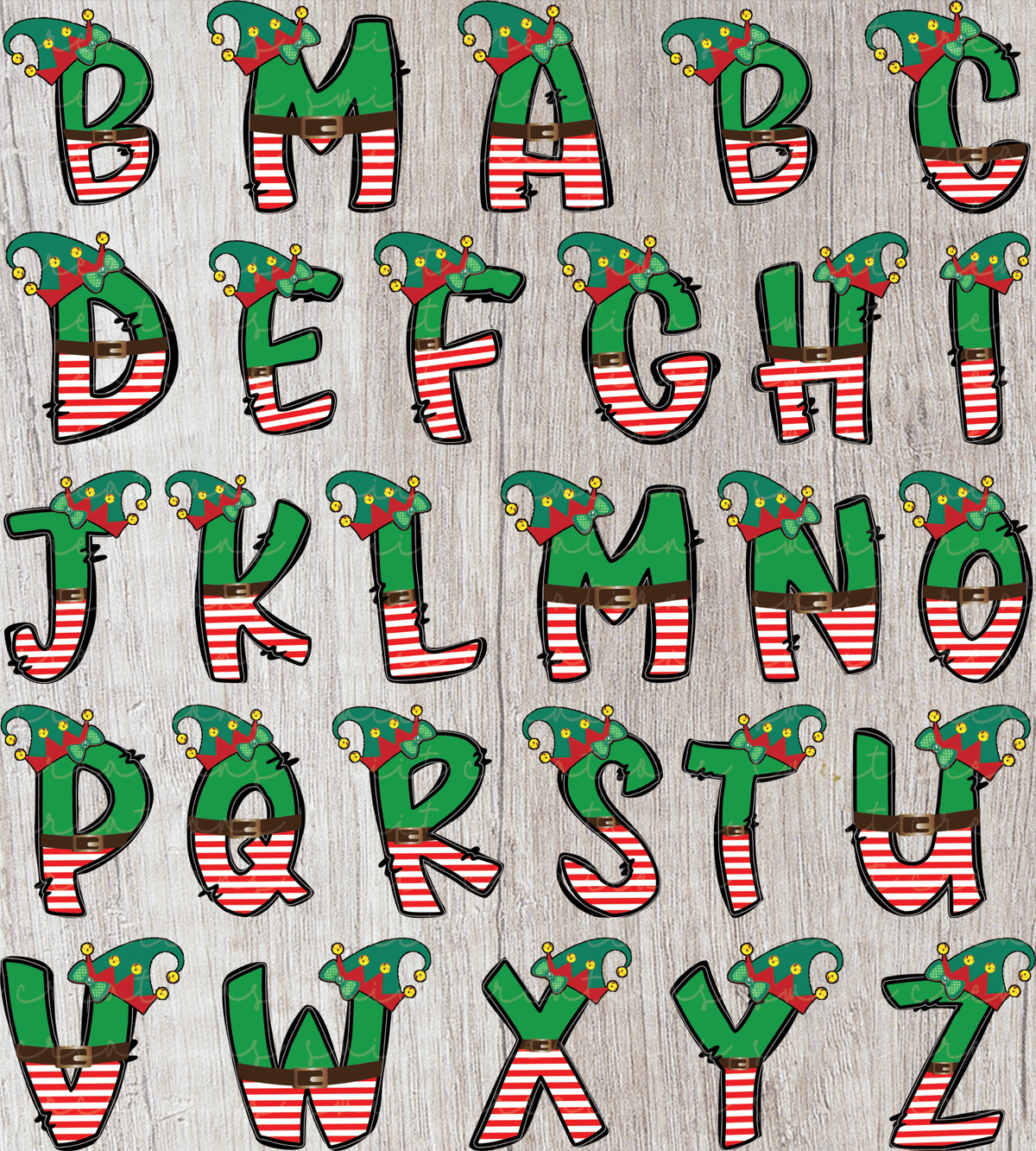 Elf Christmas Personalized Christmas Ornament CFO03 - Swiit Creations