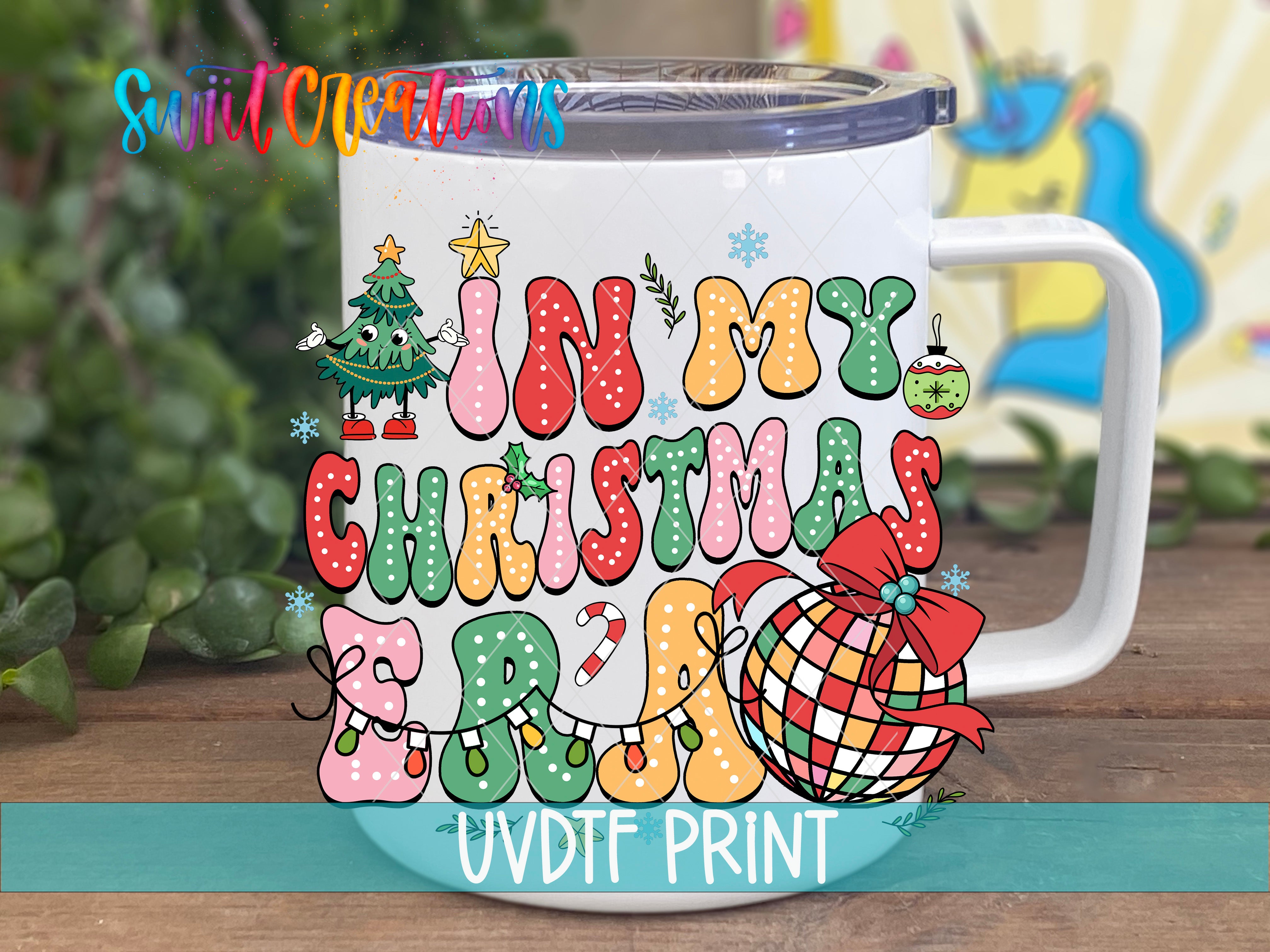 a white coffee mug with a merry christmas print on it