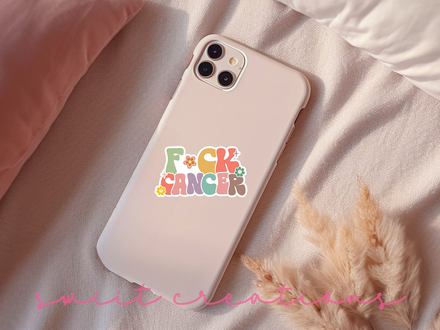Fuck Cancer Sticker SS683 - Swiit Creations