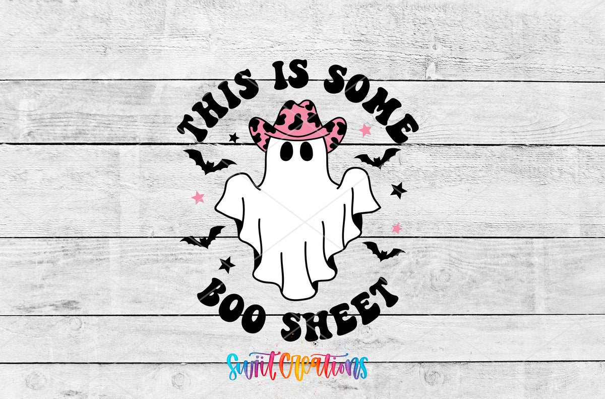 This Is Some Boo Sheet artwork detail for the finished 16 oz tumbler