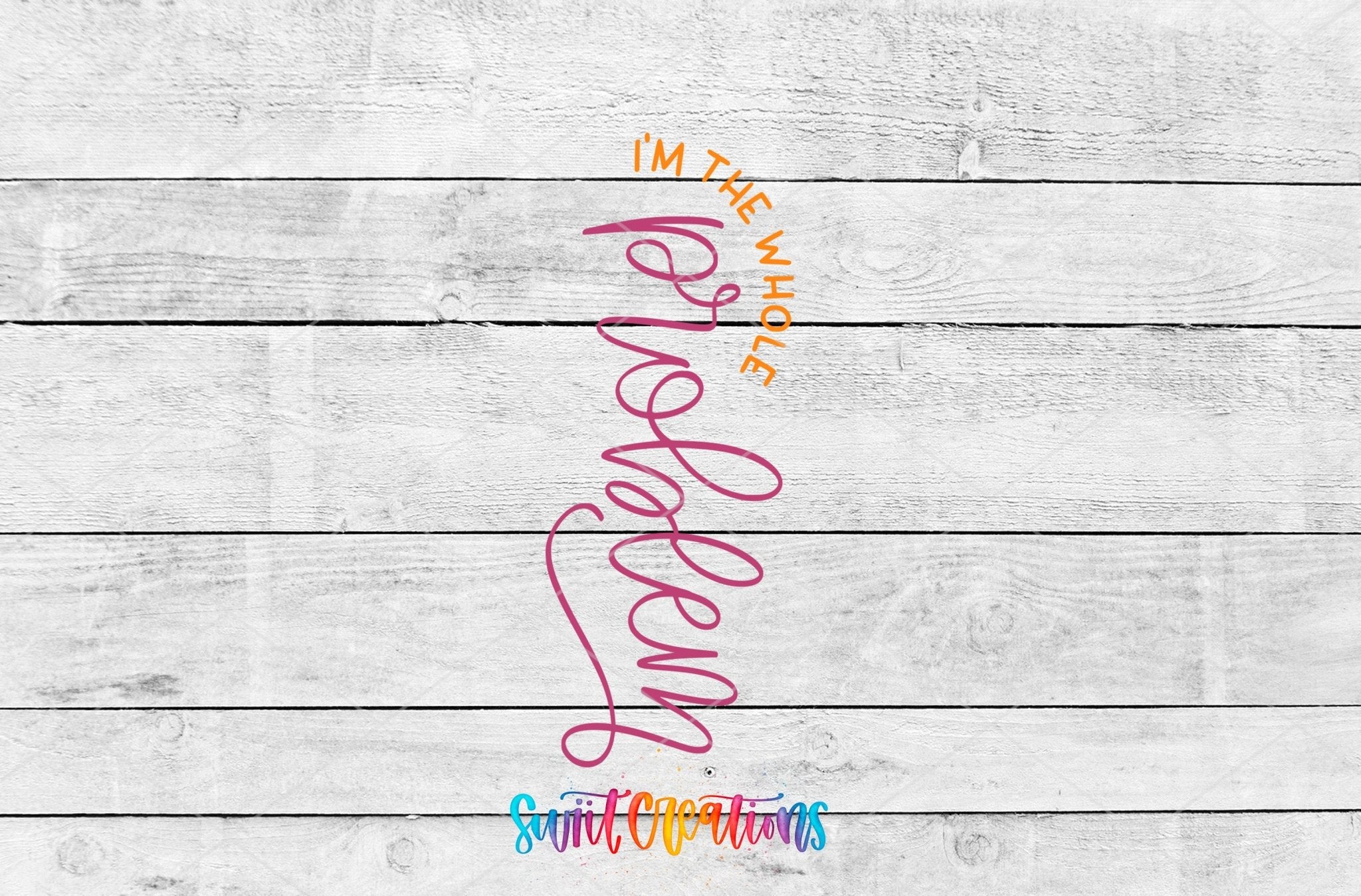 I'm The Whole Problem Motel Keychain UV DTF Transfer | Funny Sarcastic Decal | MK2061 - Swiit Creations