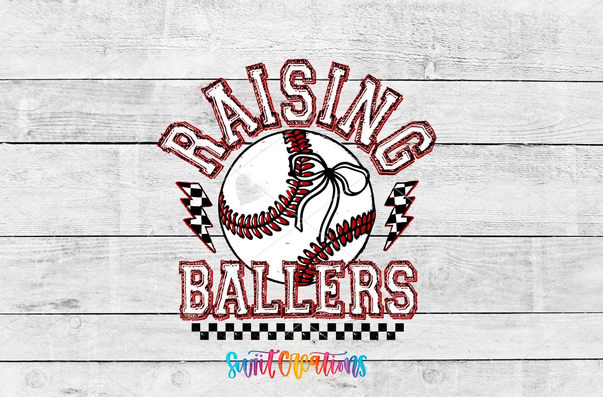Raising Ballers Baseball Sports Motel Keychain UV DTF Transfer | MK1994 - Swiit Creations