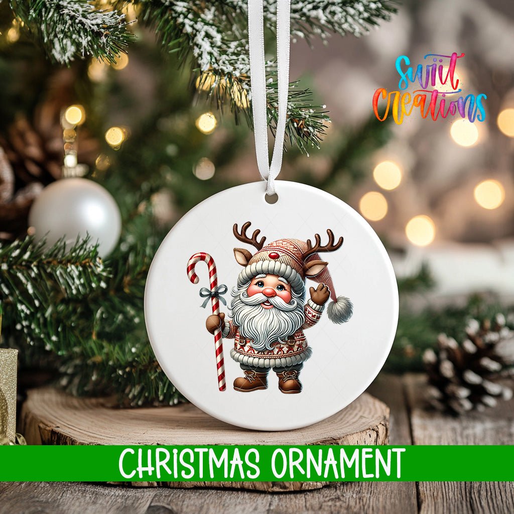 Santa Personalized Christmas Ornament | O1103 - Swiit Creations