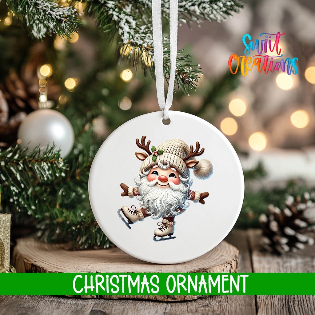 Santa Personalized Christmas Ornament | O1109 - Swiit Creations