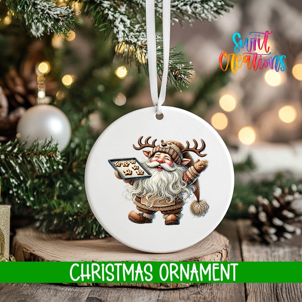Santa Personalized Christmas Ornament | O1112 - Swiit Creations
