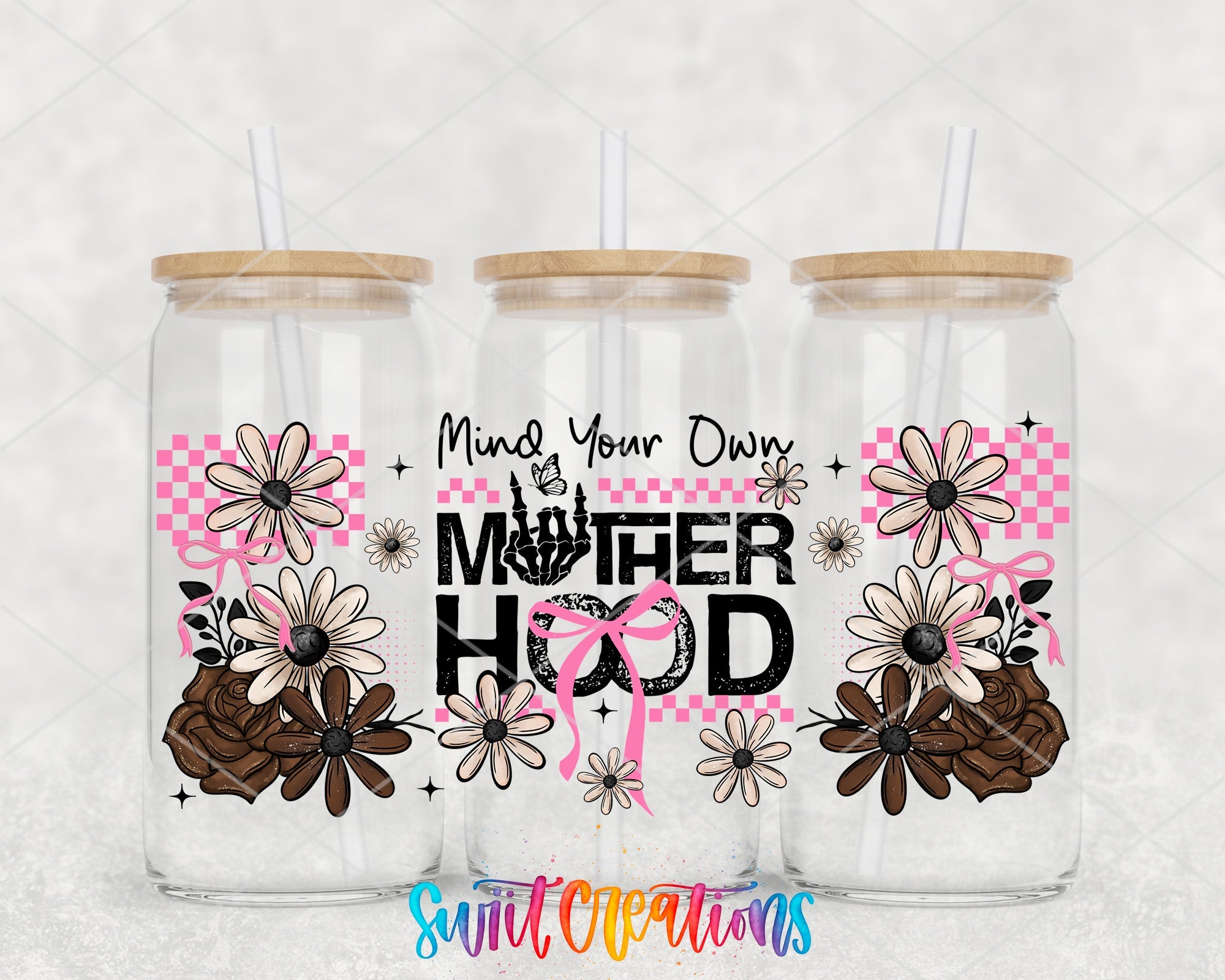 Sassy Mind Your Own Motherhood UV DTF Transfer Tumbler Wrap | DTF313 - Swiit Creations