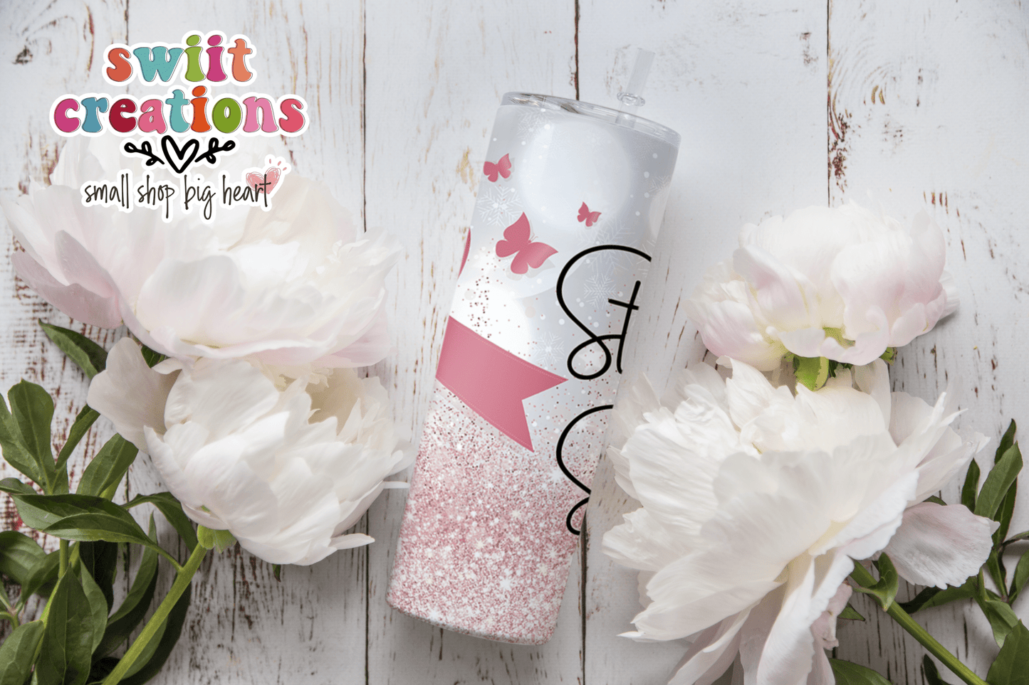 Stronger Than The Storm 20oz Insulated Cancer Tumbler (T527) - Swiit Creations