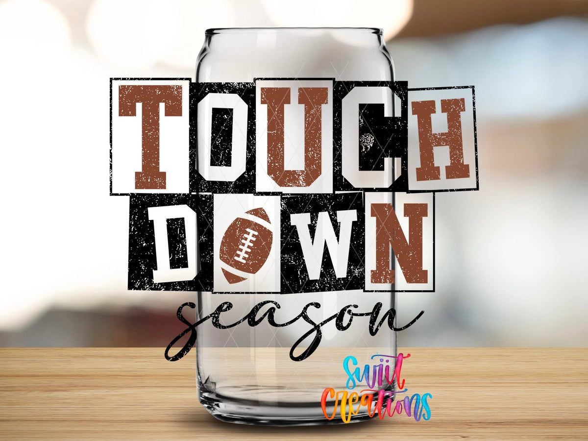 Touchdown Season UV DTF Cup Decal | UV1156 - Swiit Creations