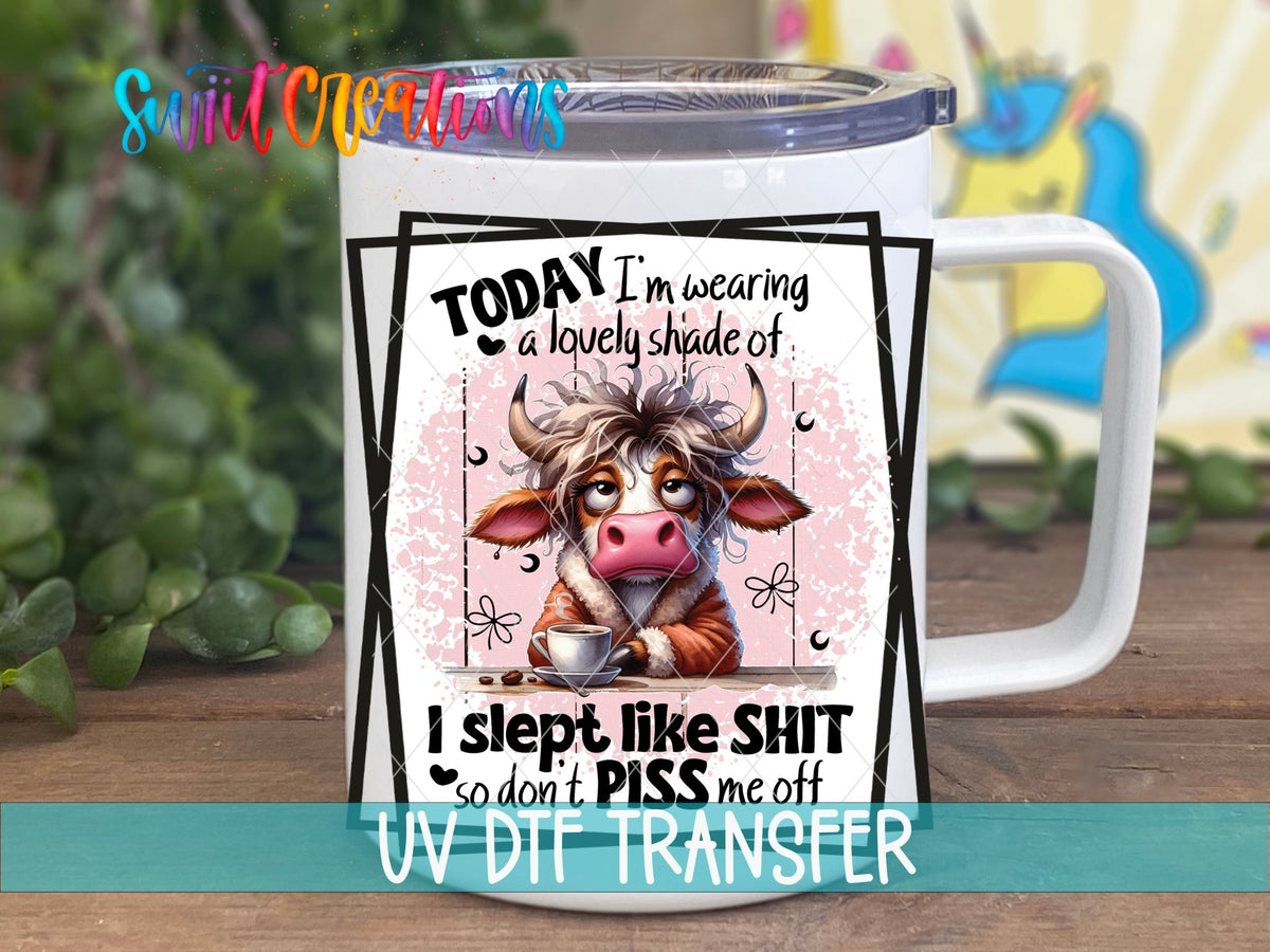 UV DTF Cup Wrap | Durable Waterproof Cow Tumbler Decal UV DTF Cup Decal | UV844 - Swiit Creations