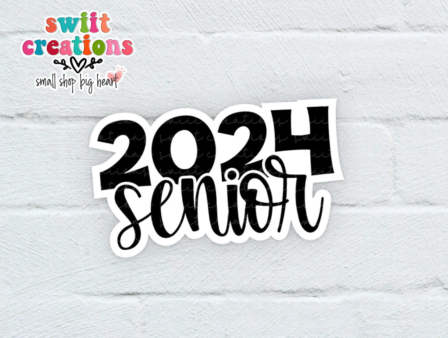 Senior 2024 Waterproof Sticker (SS381) | SCD552