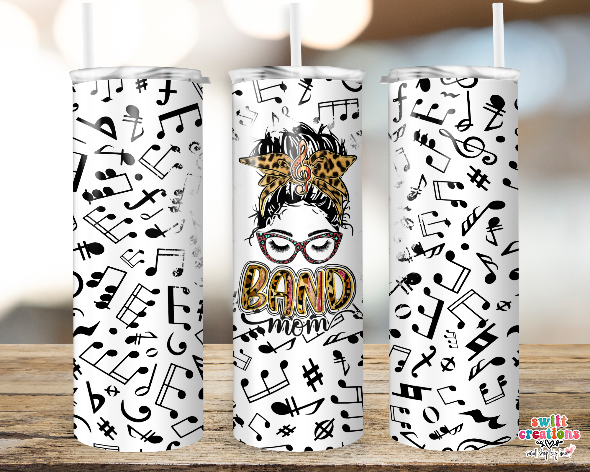 Band Mom Leopard Tumbler (T186)