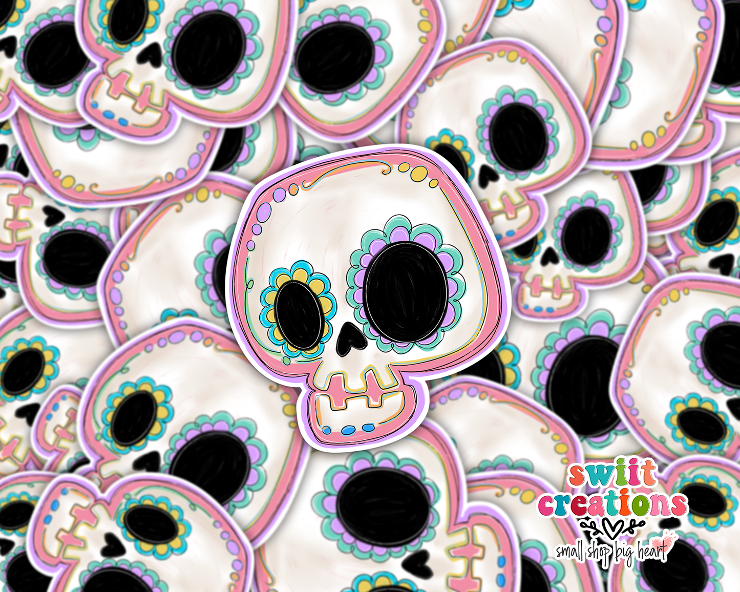 Dia de los Muertos Sticker (SS195) | SCD202