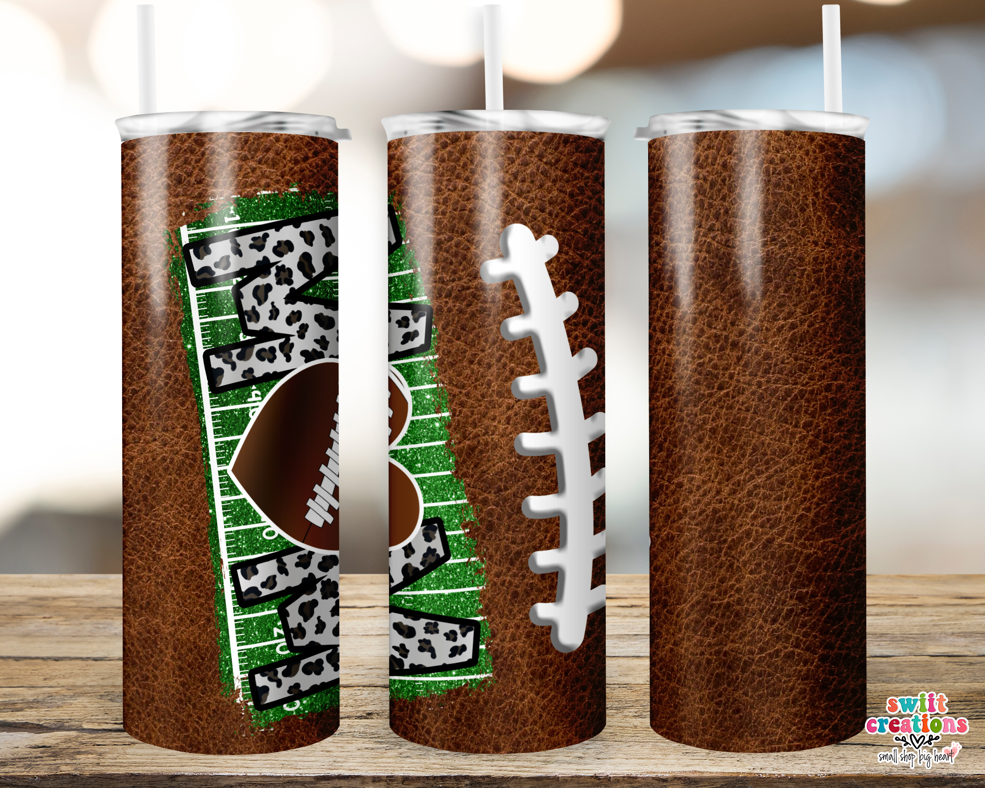 Football Mom Tumbler (T348)
