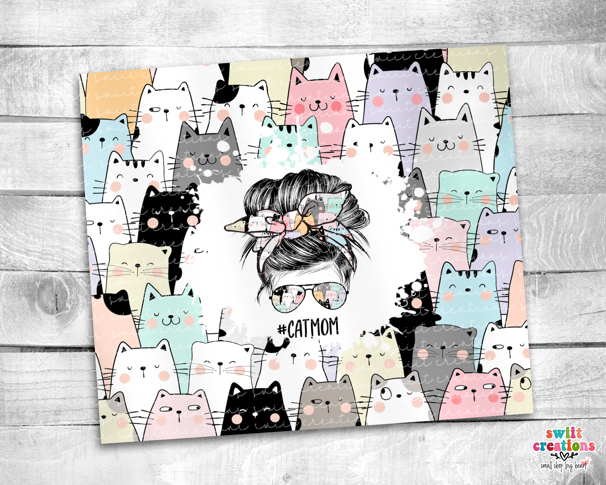 Cat Mom Tumbler (T374)