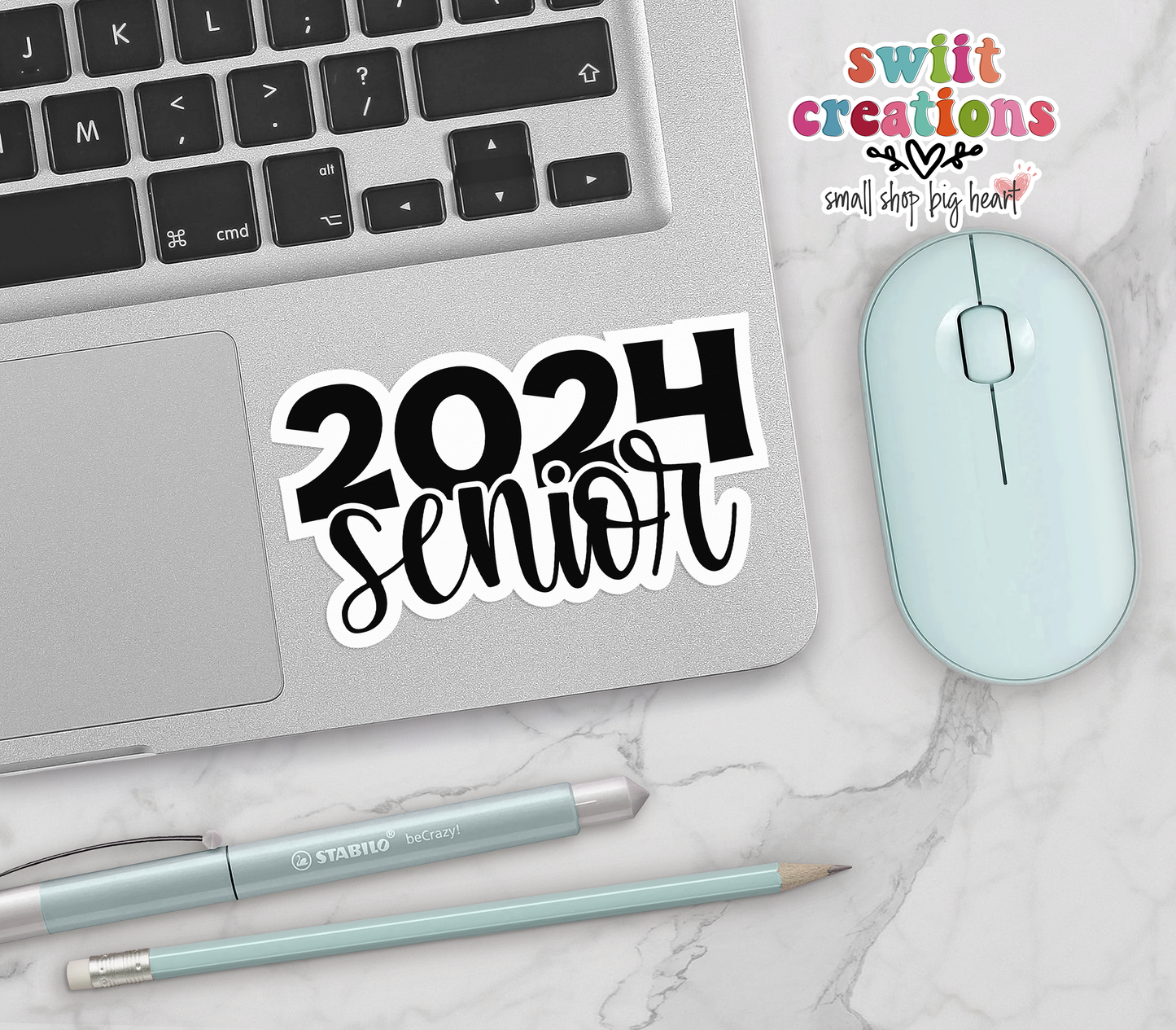 Senior 2024 Waterproof Sticker (SS381) | SCD552