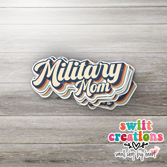 Military Mom Sticker (SS015) | SCD017
