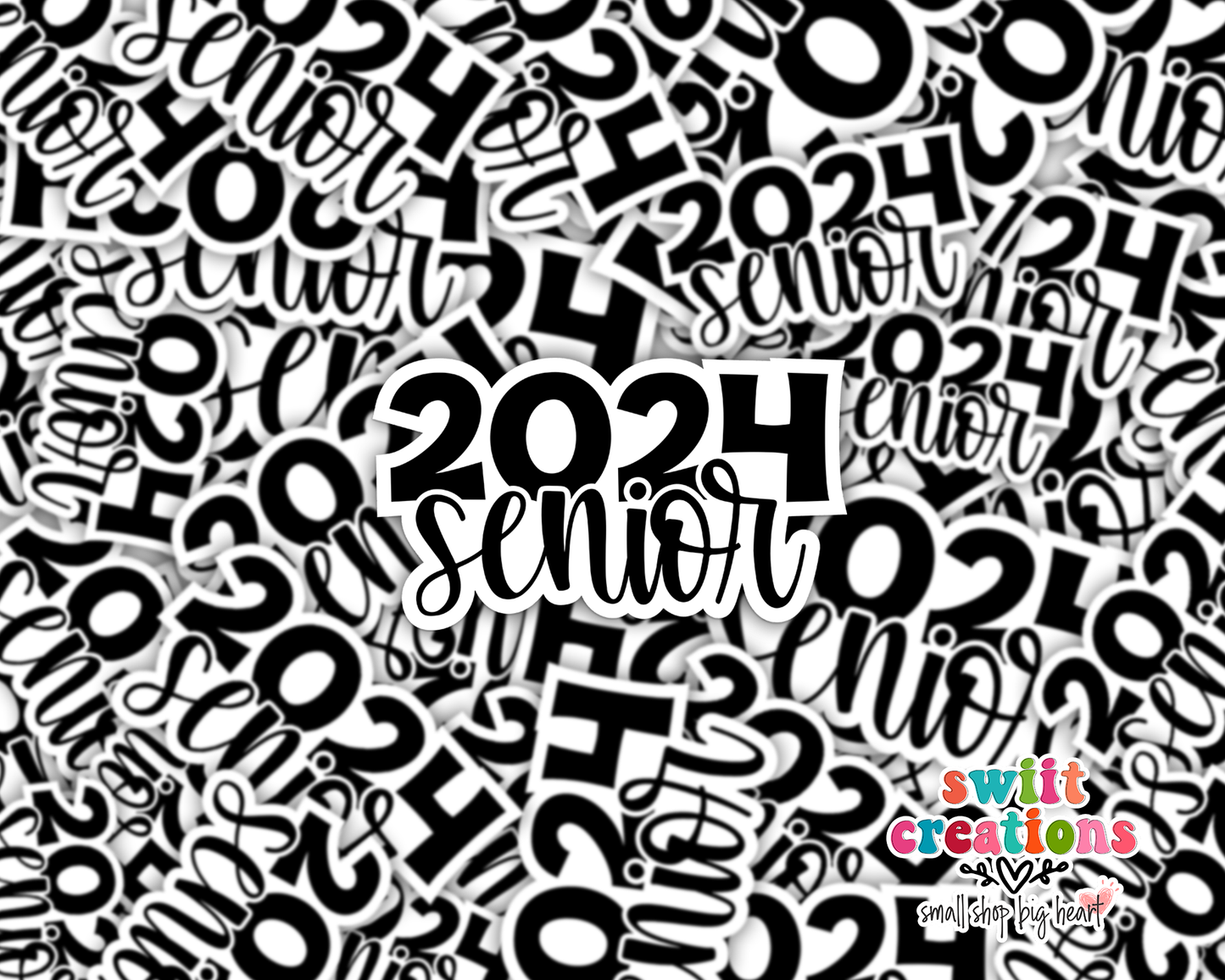 Senior 2024 Waterproof Sticker (SS381) | SCD552