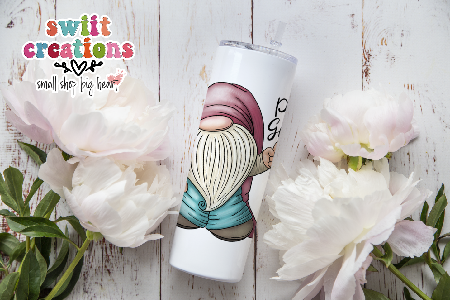 Peace Gnomie Tumbler (T031)