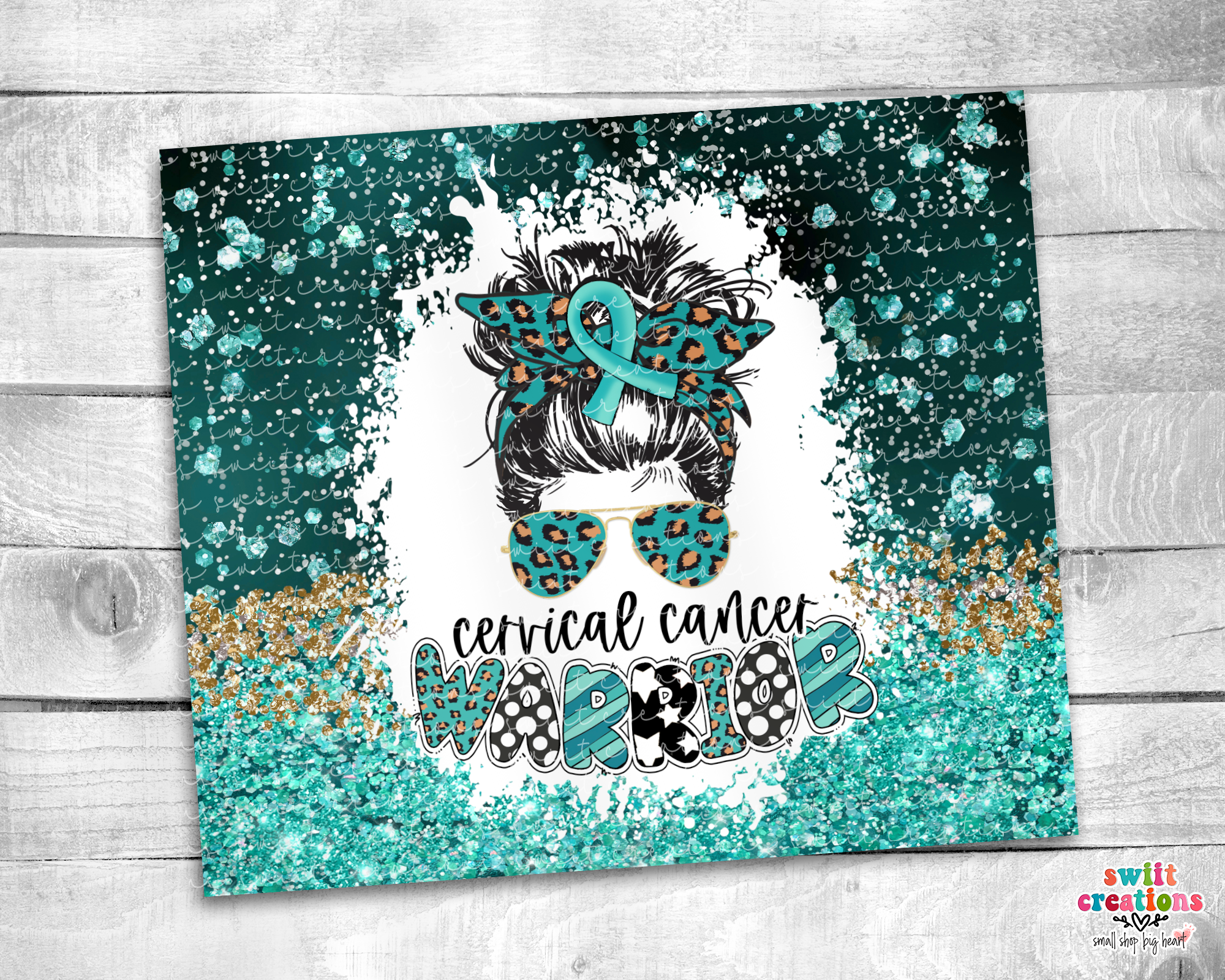 Cervical Cancer Warrior Tumbler (T254)