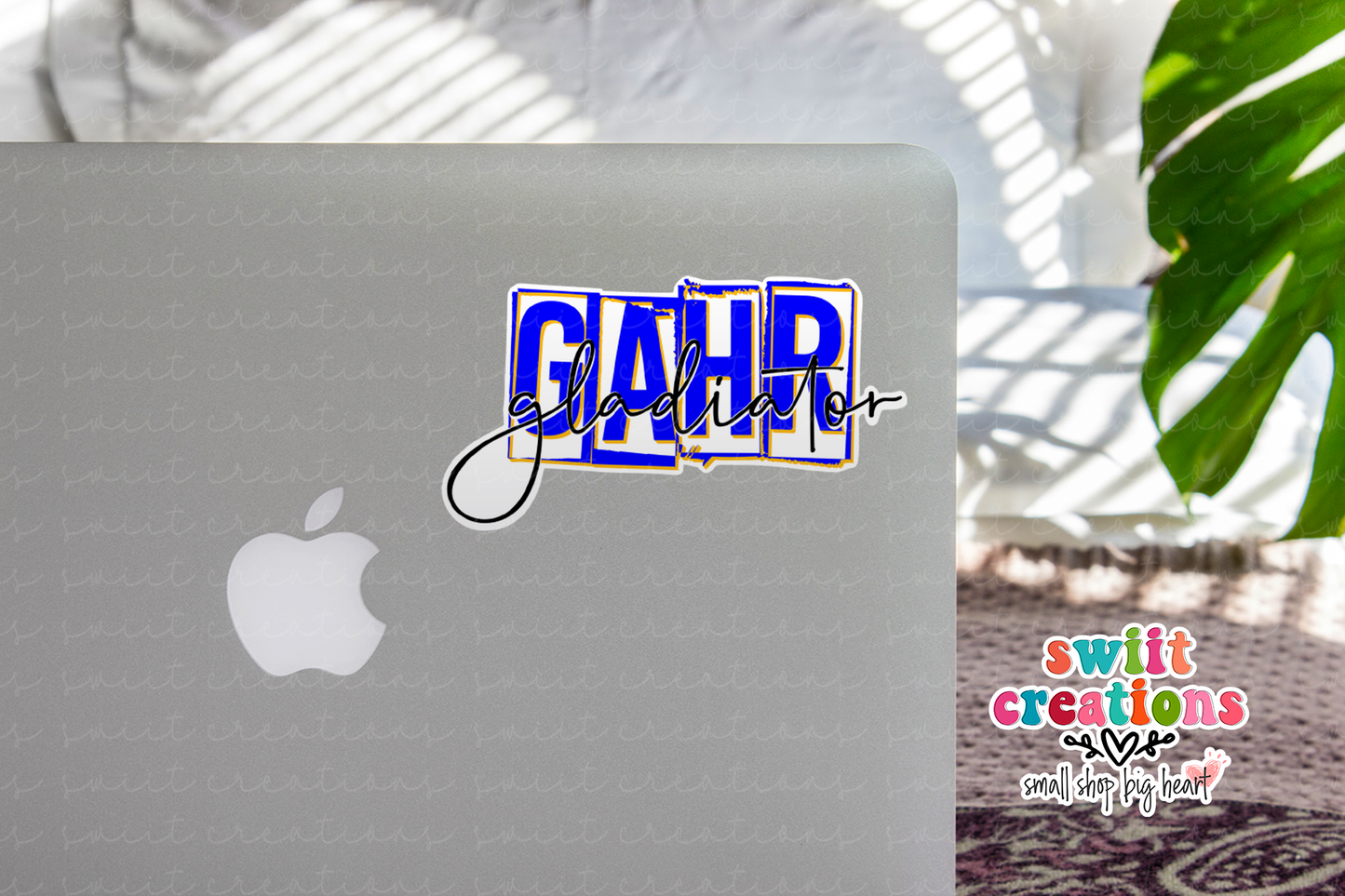 Gahr Gladiator Waterproof Sticker (SS372) | SCD553