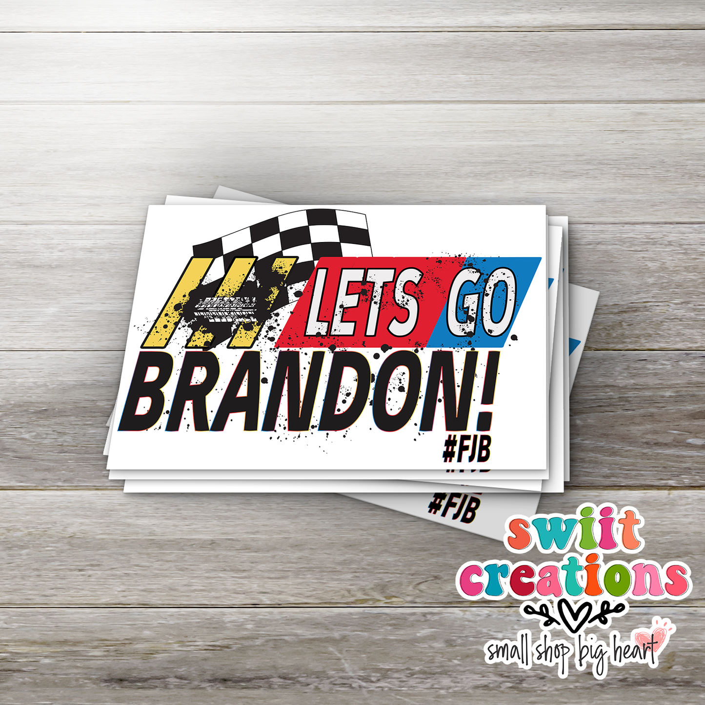 Let's Go Brandon Waterproof Sticker (SS242) | SCD224